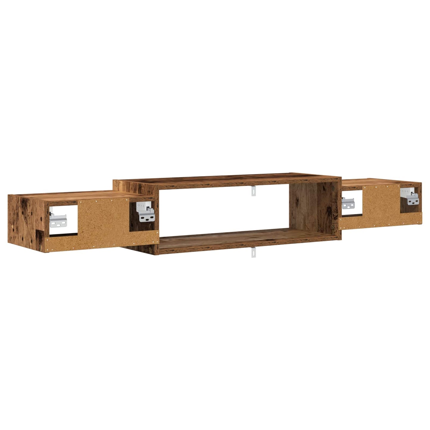 Wall-mounted TV Cabinet Wall-Mounted Old Wood 140 x 28 x 21 cm