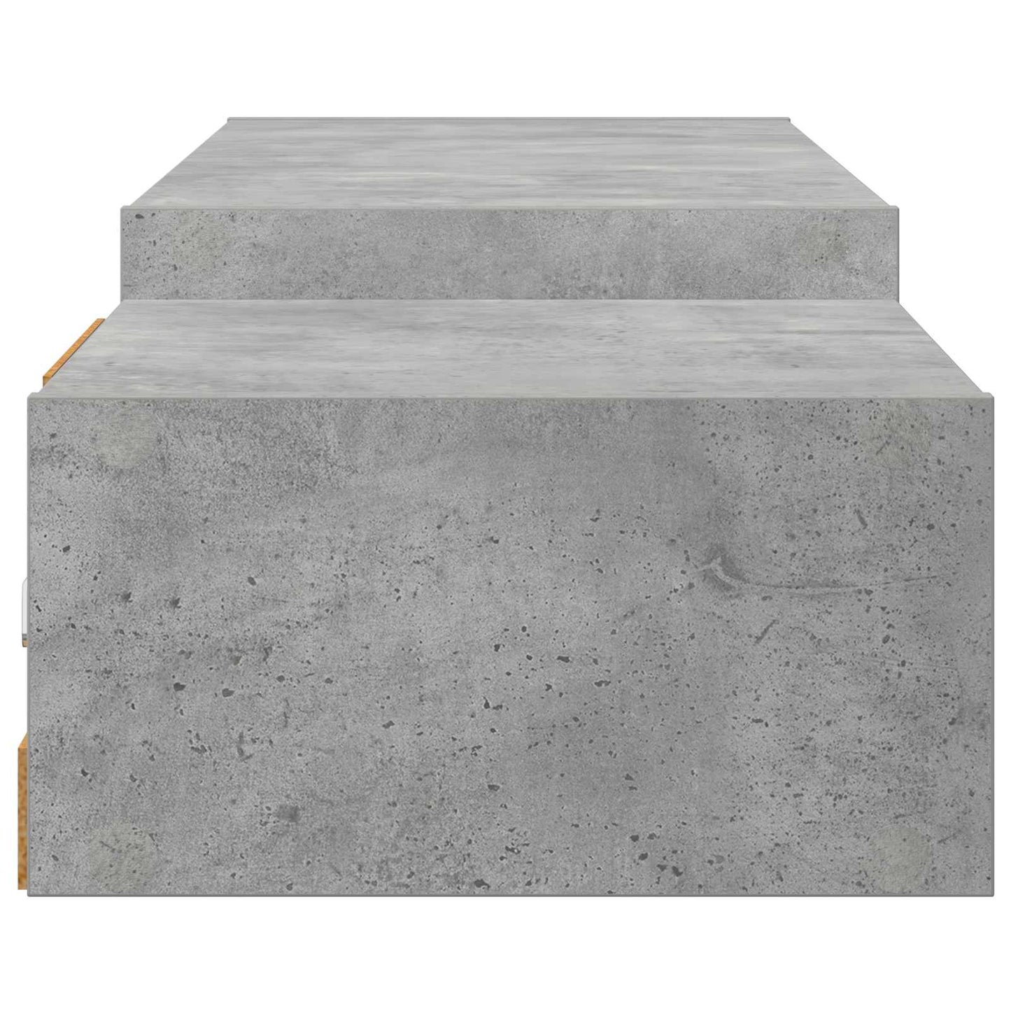 Wall-mounted TV Cabinet Wall-Mounted Concrete Grey
