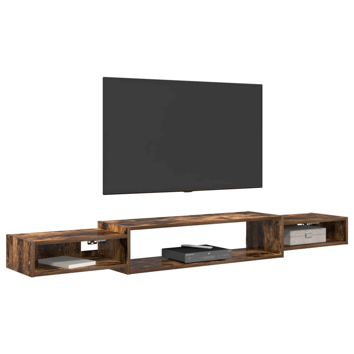 Wall-mounted TV Cabinet Wall-Mounted Smoked Oak