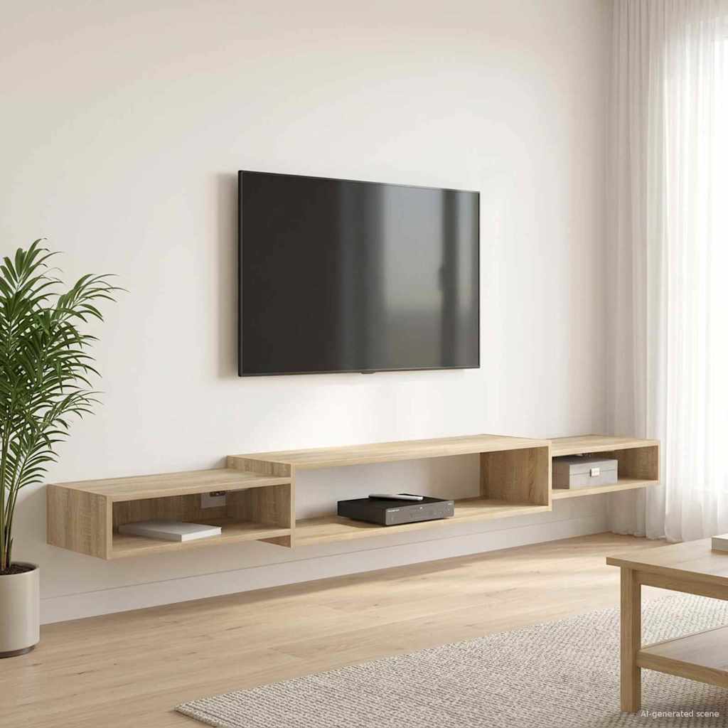 Wall-mounted TV Cabinet Wall-Mounted Sonoma Oak