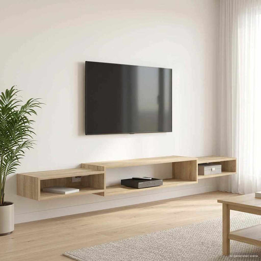 Wall-mounted TV Cabinet Wall-Mounted Sonoma Oak