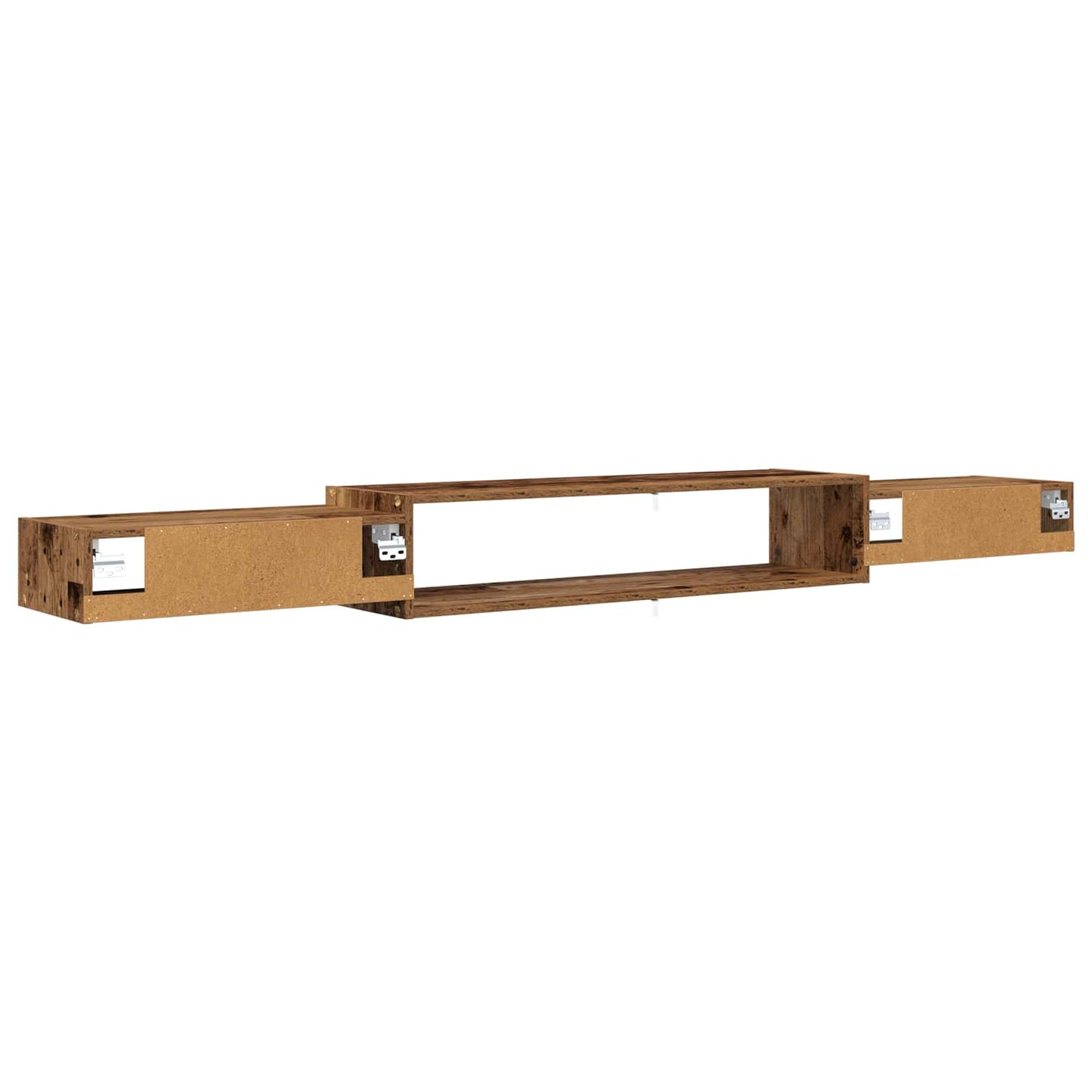 Wall-mounted TV Cabinet Wall-Mounted Old Wood 220 x 28 x 21 cm