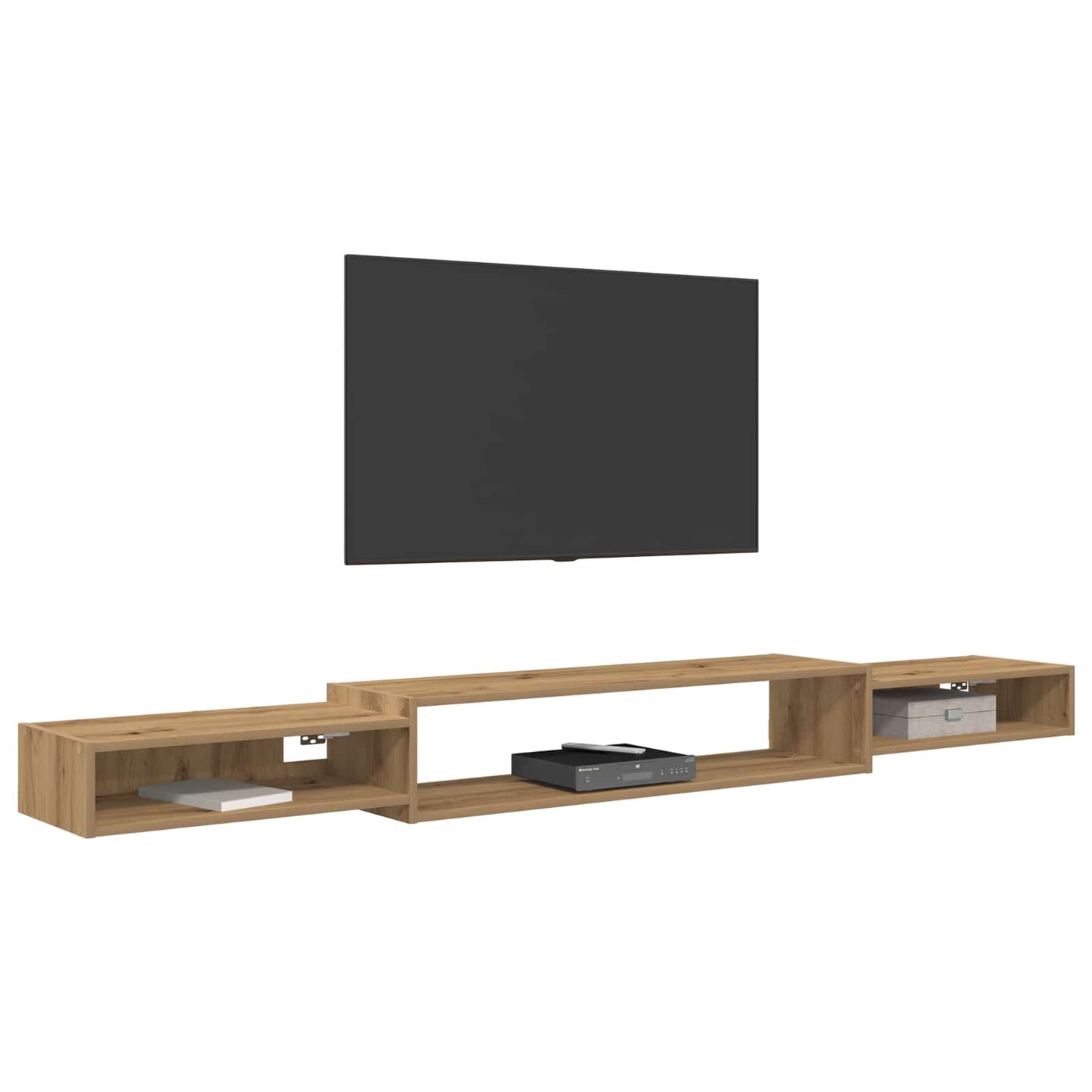 Wall-mounted TV Cabinet Wall-Mounted Artisan Oak