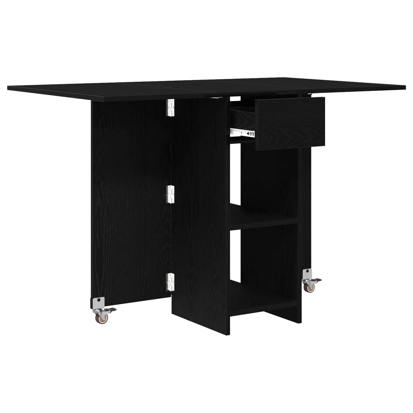 Dinning Table 115 x 70 x 75 cm Engineered Wood Black Oak