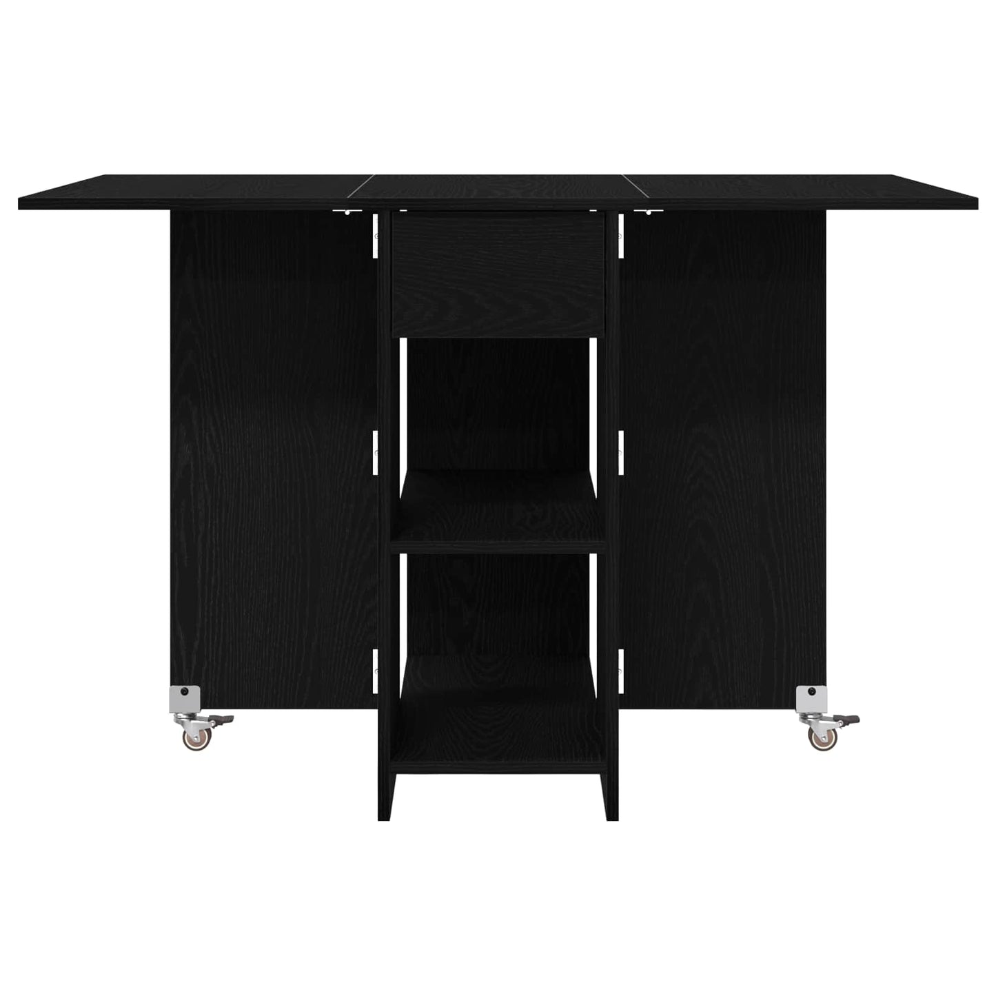 Dinning Table 115 x 70 x 75 cm Engineered Wood Black Oak