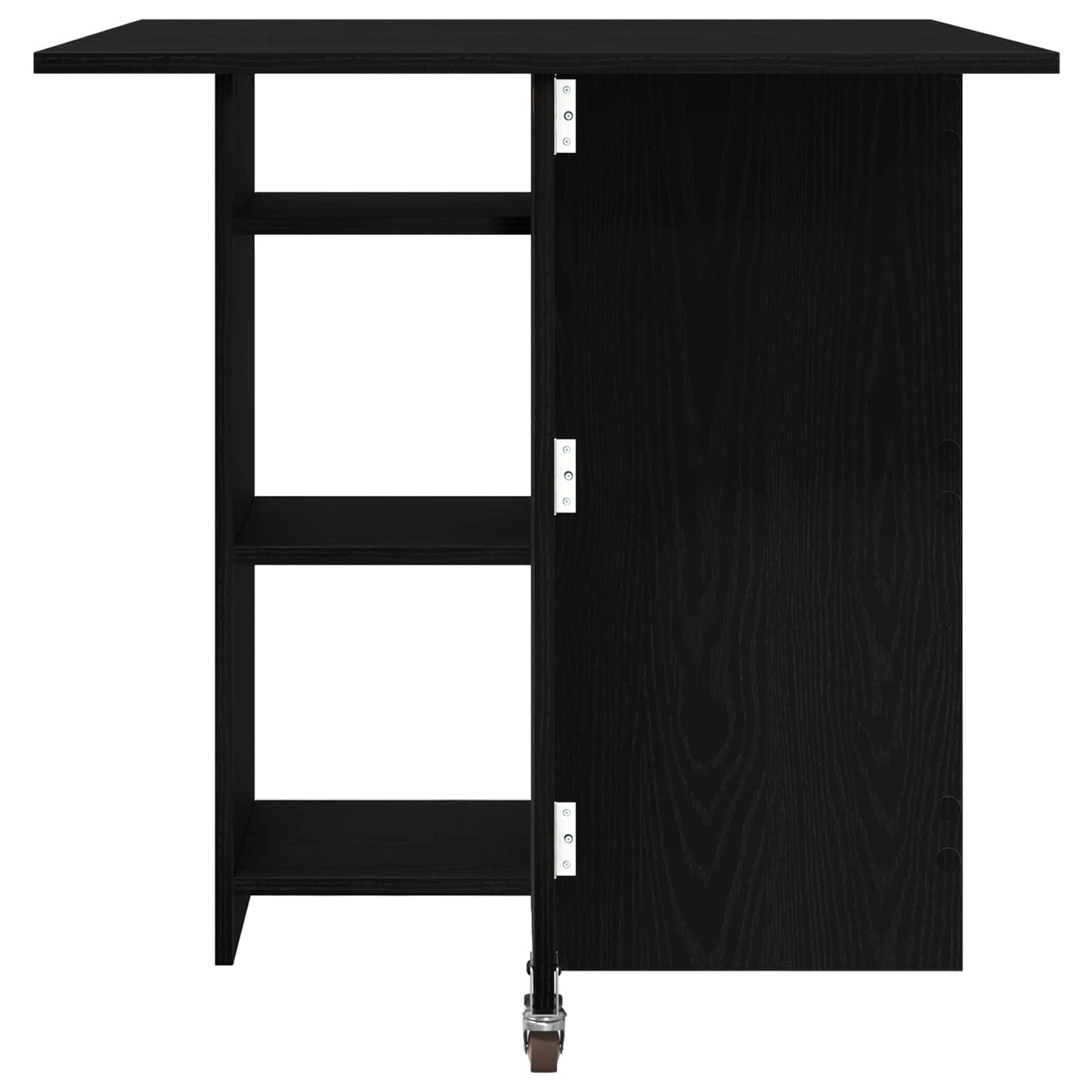 Dinning Table 115 x 70 x 75 cm Engineered Wood Black Oak