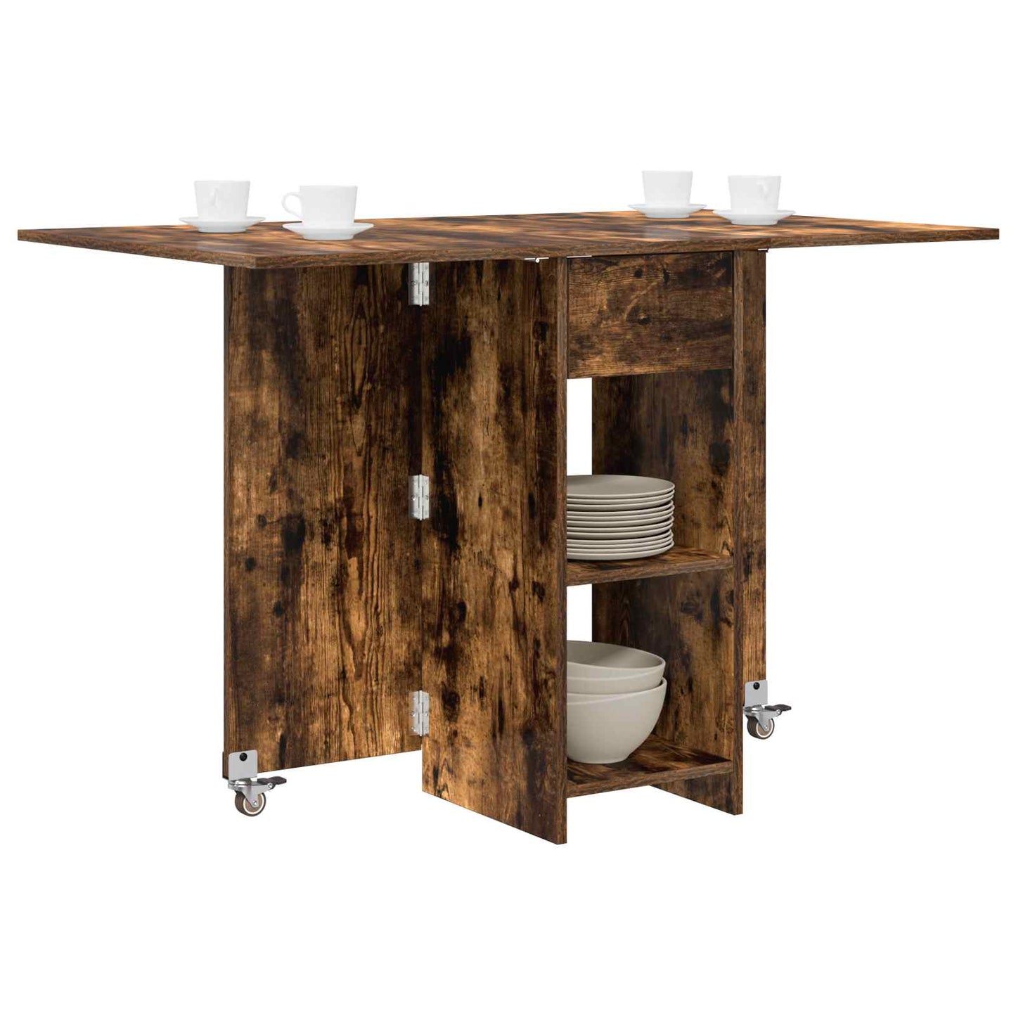 Dinning Table 115 x 70 x 75 cm Engineered Wood Smoked Oak
