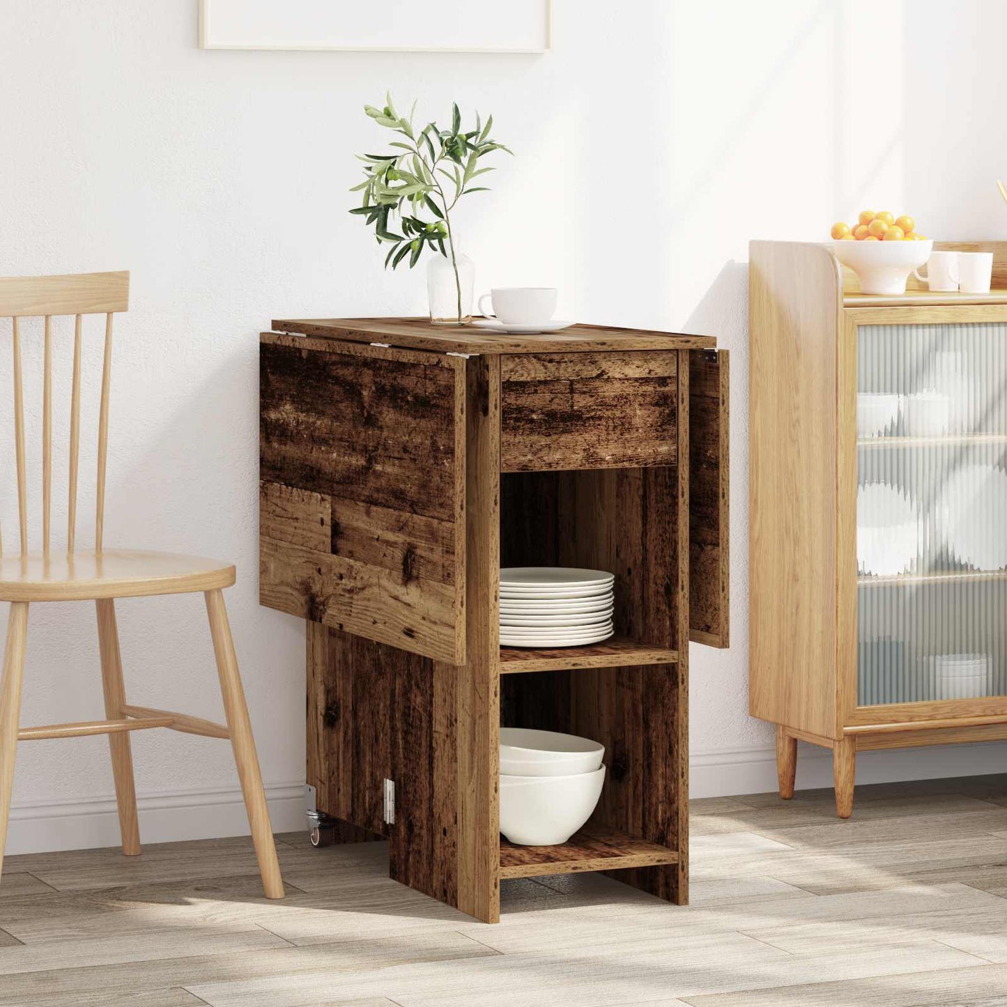 Dinning Table 115 x 70 x 75 cm Engineered Wood Old Wood