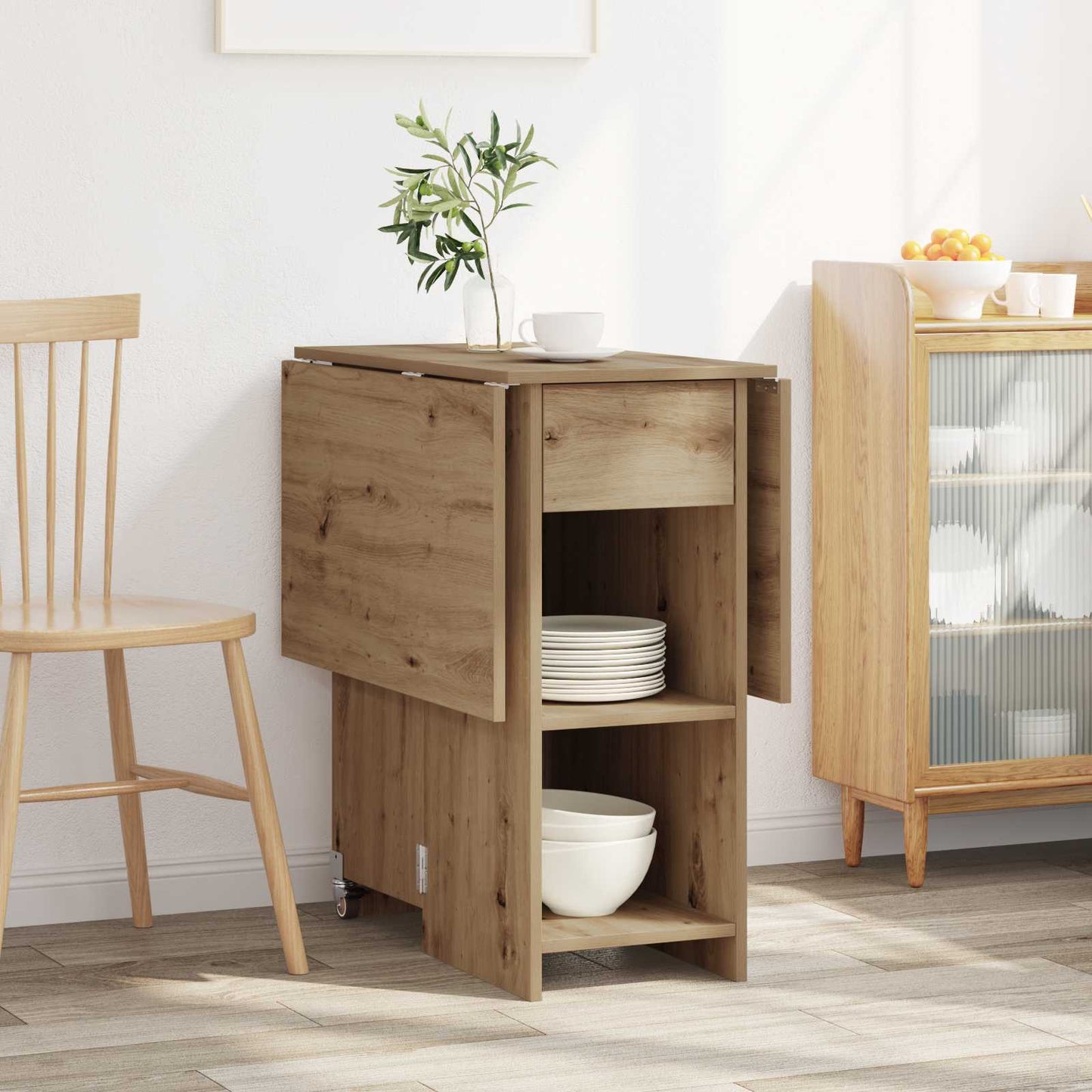 Dinning Table 115 x 70 x 75 cm Engineered Wood Artisan Oak