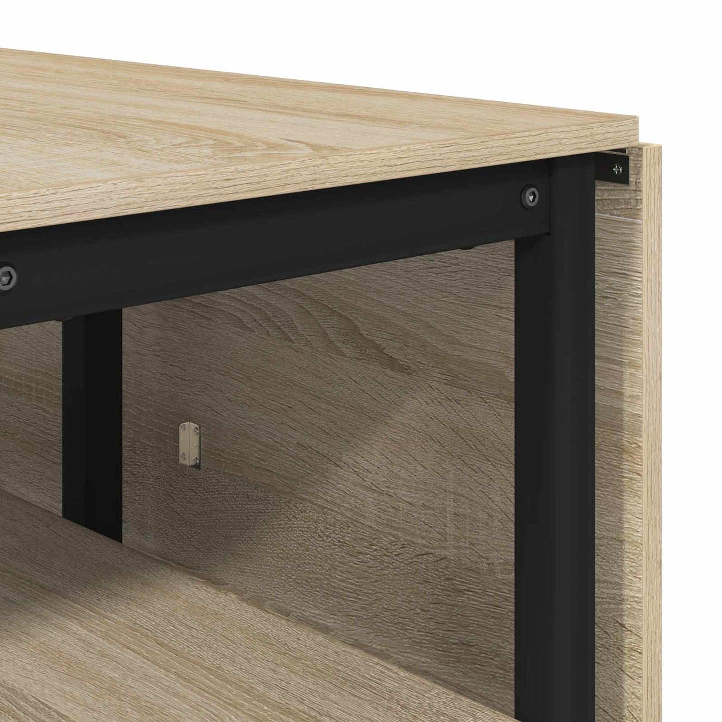 Dinning Table 122 x 80 x 76.5 cm Engineered Wood Sonoma Oak