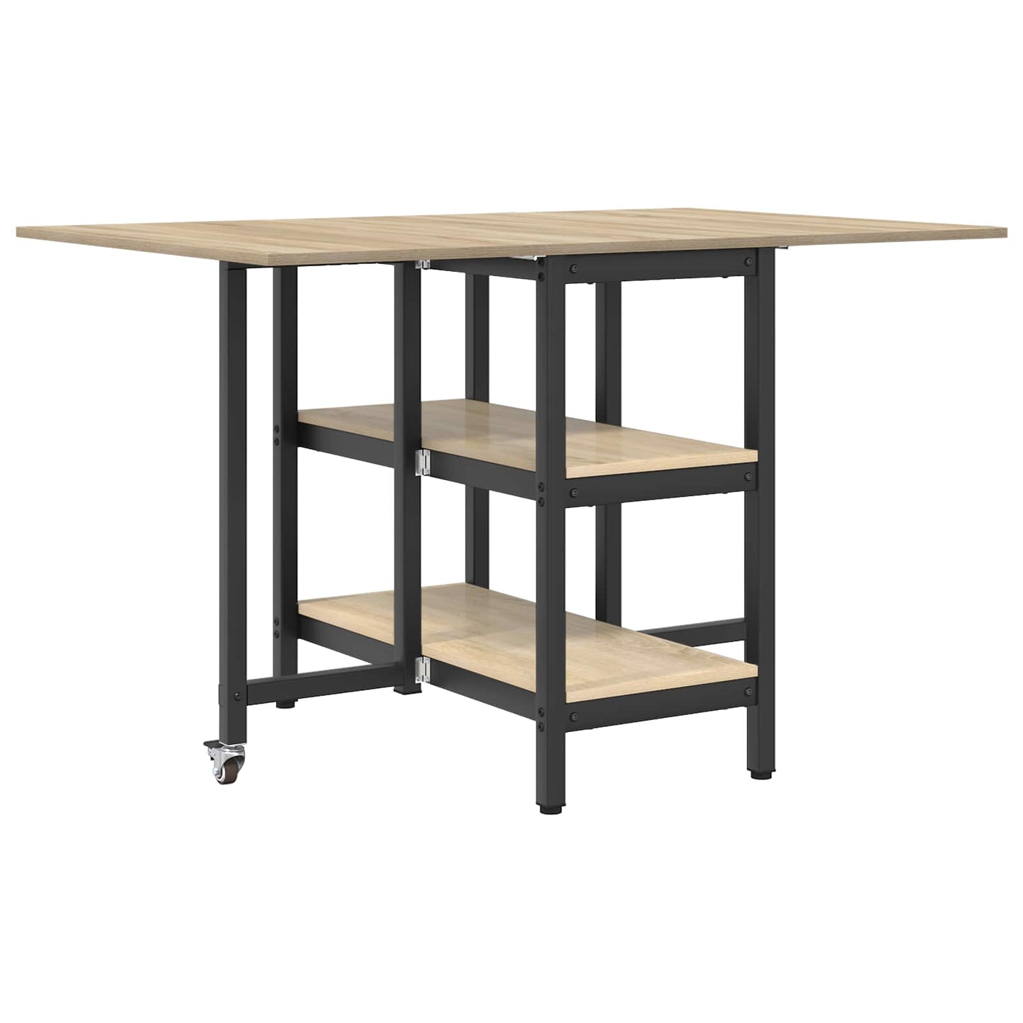 Dinning Table 122 x 80 x 76.5 cm Engineered Wood Sonoma Oak