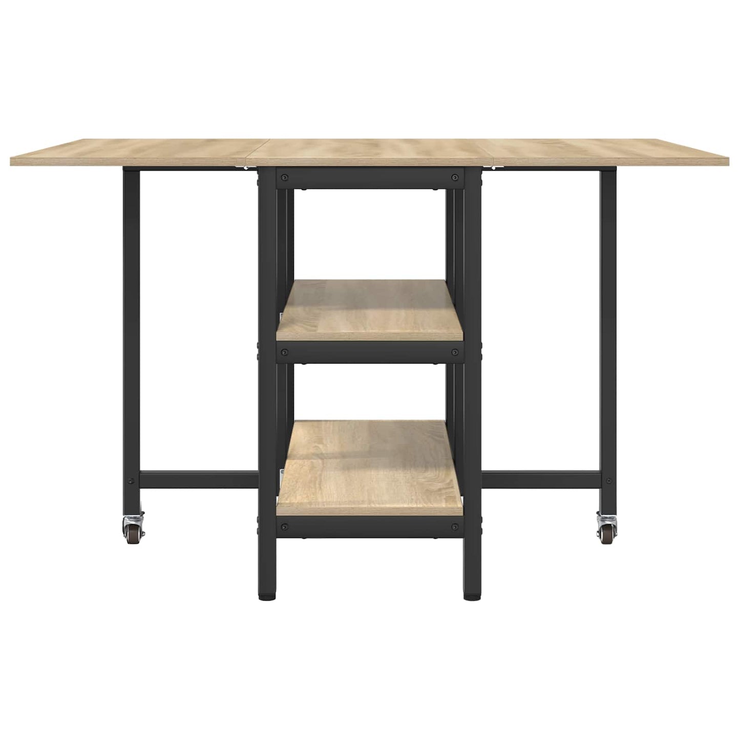Dinning Table 122 x 80 x 76.5 cm Engineered Wood Sonoma Oak