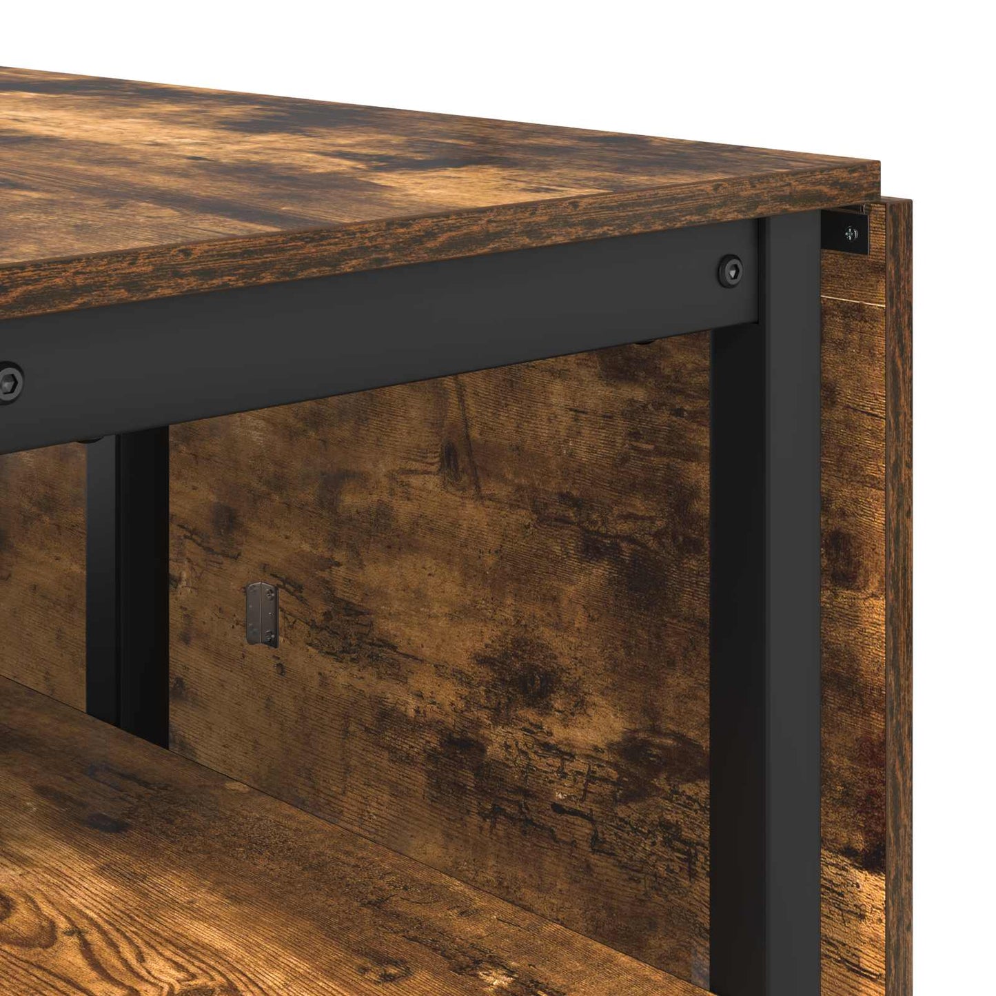 Dinning Table 122 x 80 x 76.5 cm Engineered Wood Smoked Oak