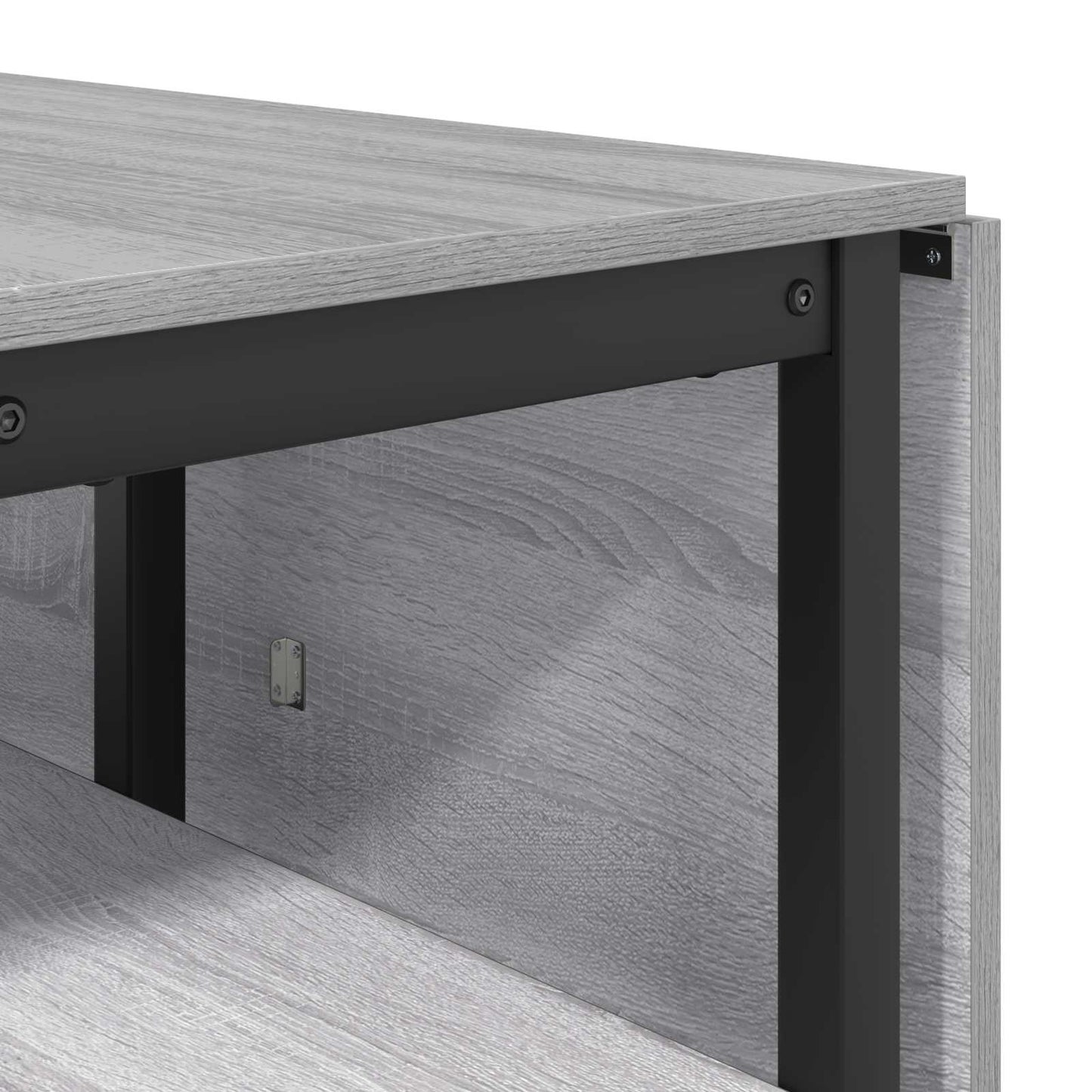 Dinning Table 122 x 80 x 76.5 cm Engineered Wood Grey Sonoma