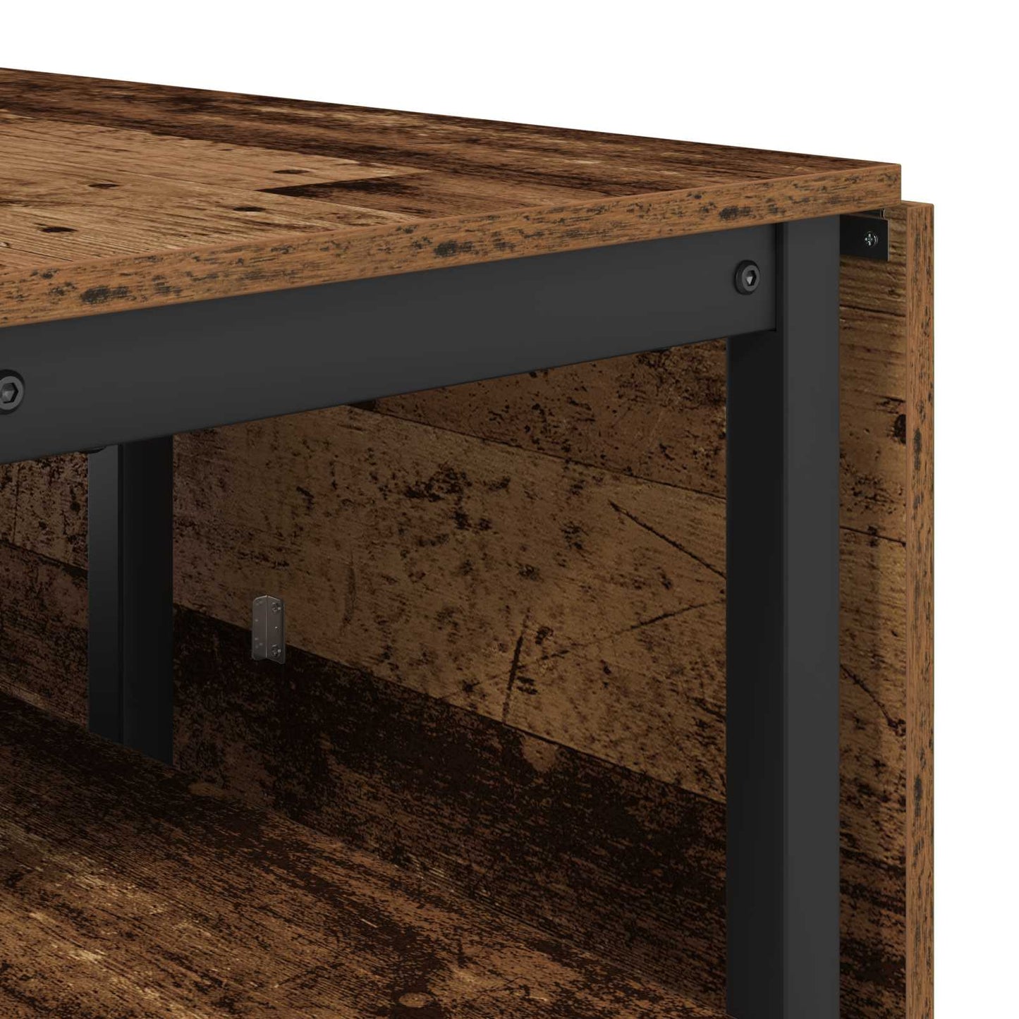 Dinning Table 122 x 80 x 76.5 cm Engineered Wood Old Wood