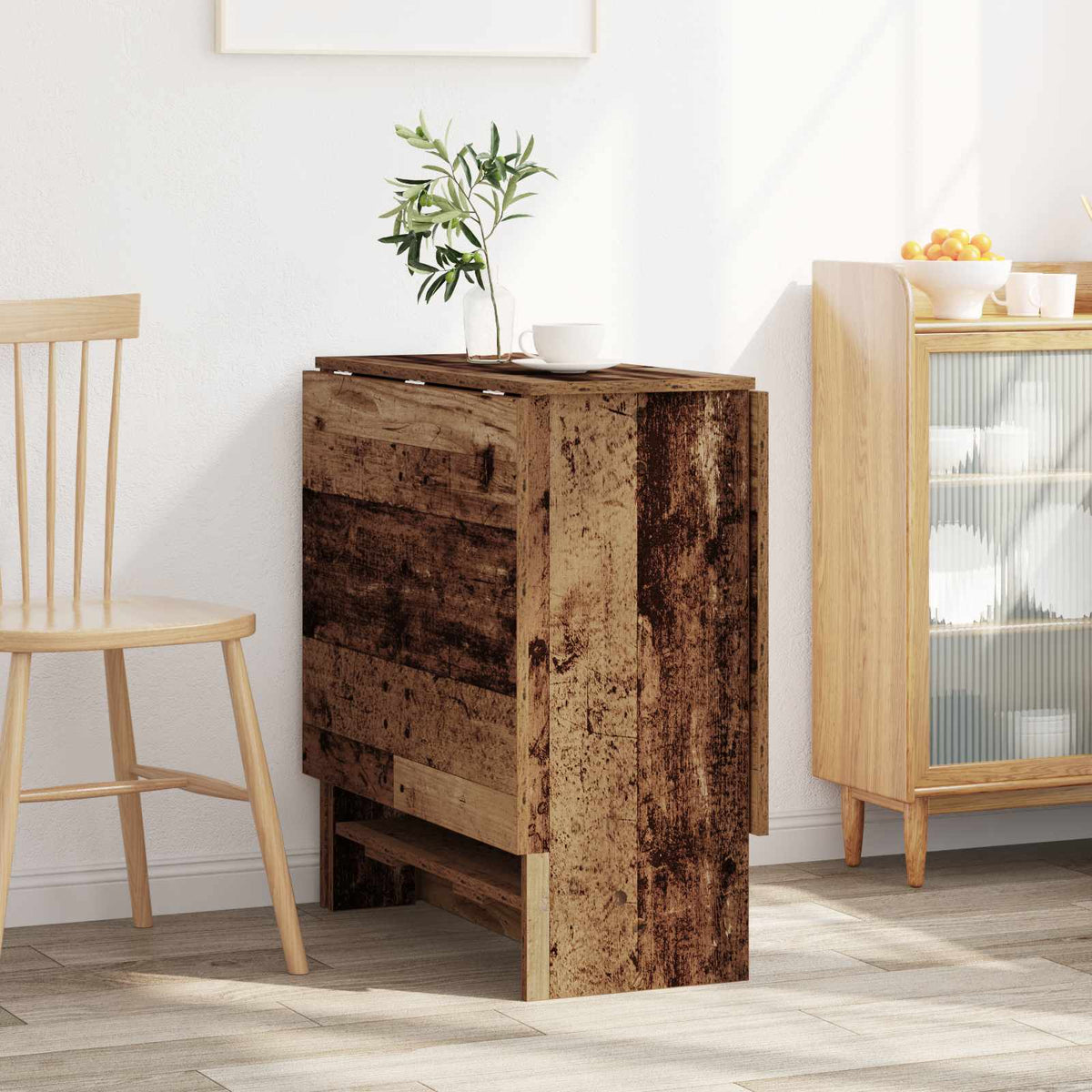 Dinning Table 138 x 70 x 73.5 cm Engineered Wood Old Wood