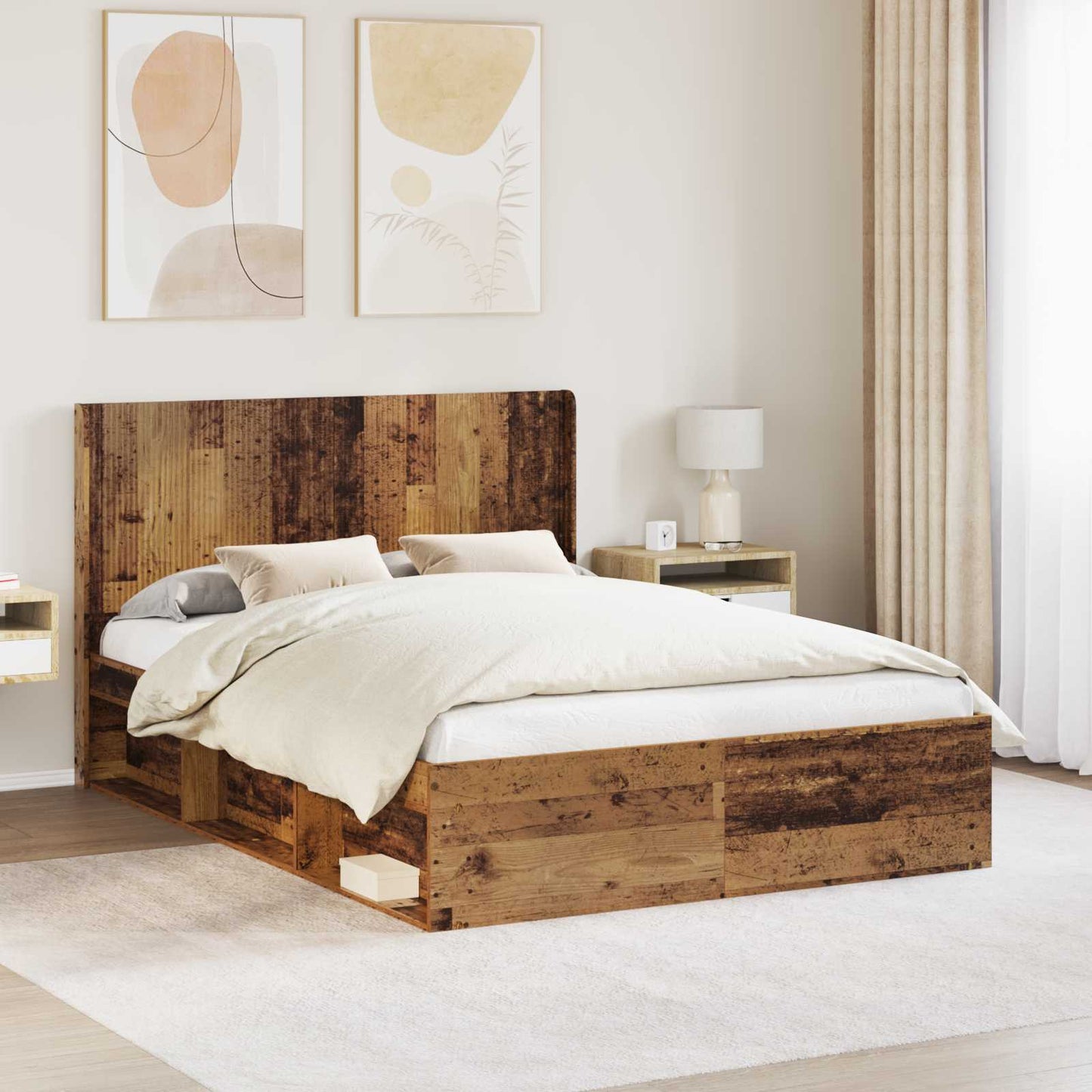 Headboard Old Wood Engineered Wood