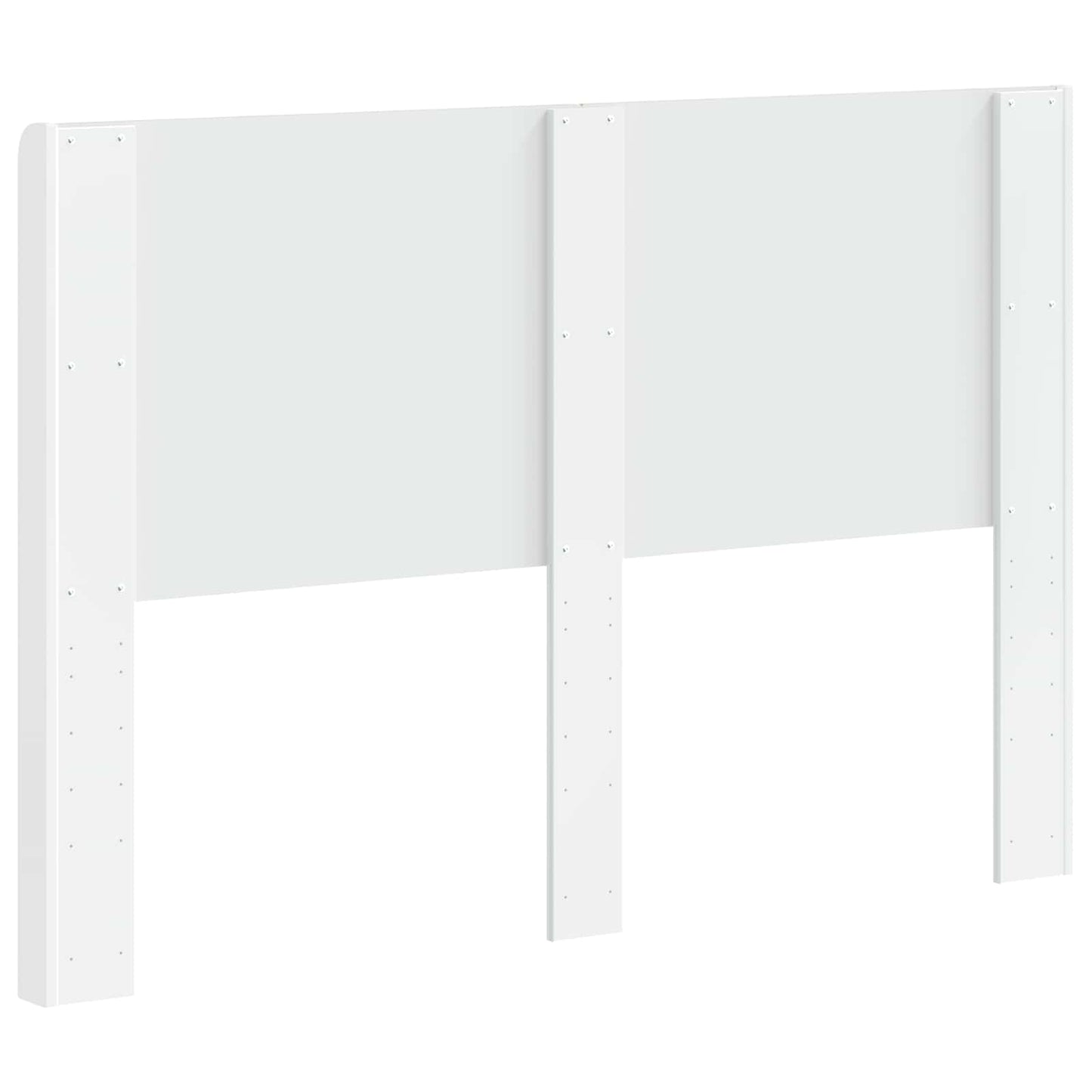 Headboard High Gloss White Engineered Wood