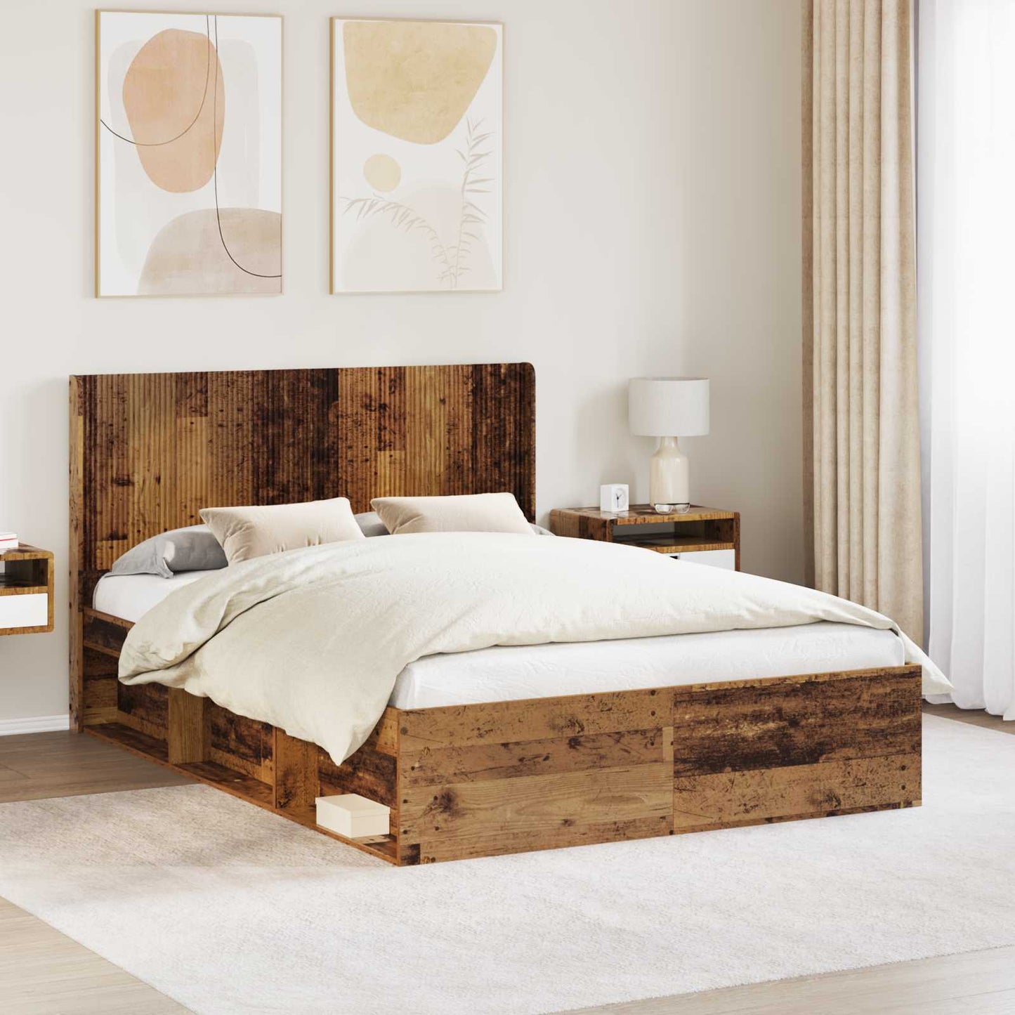 Headboard Old Wood Engineered Wood