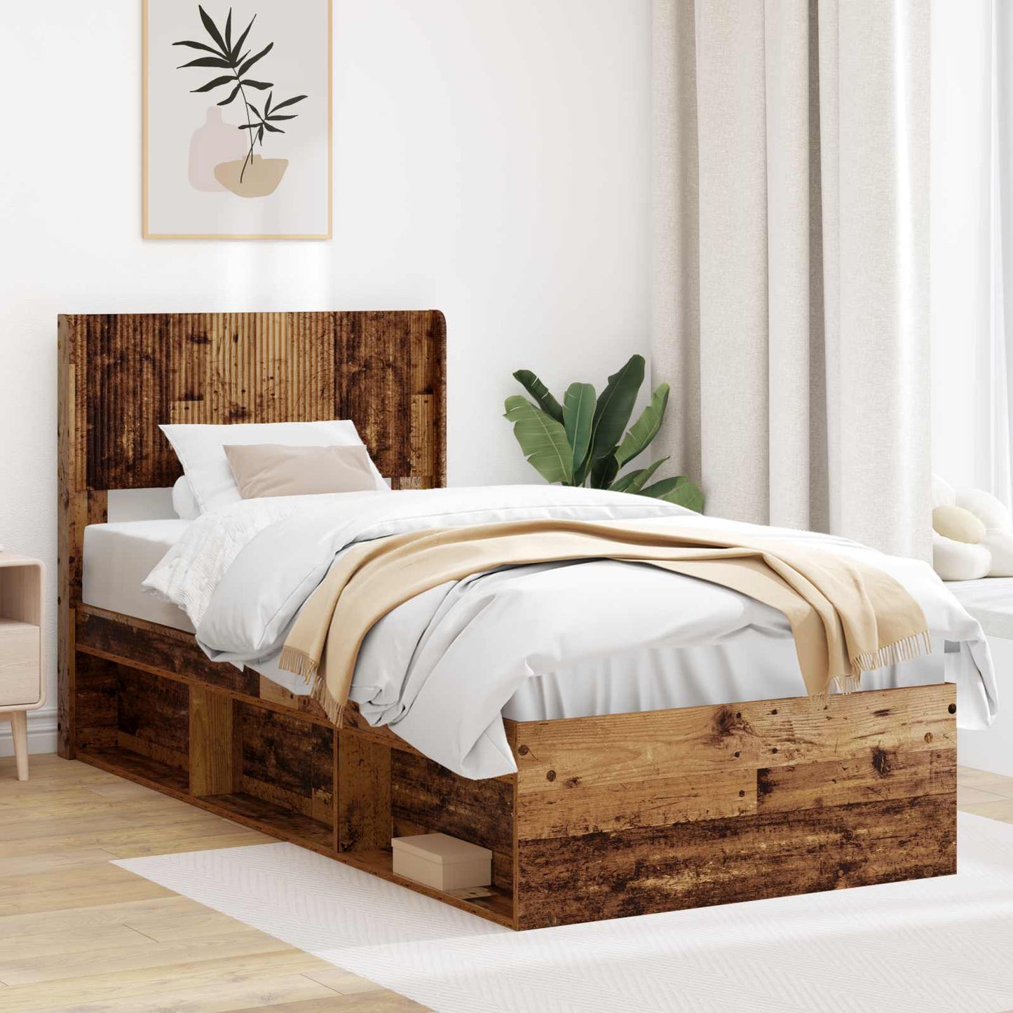 Headboard Old Wood Engineered Wood