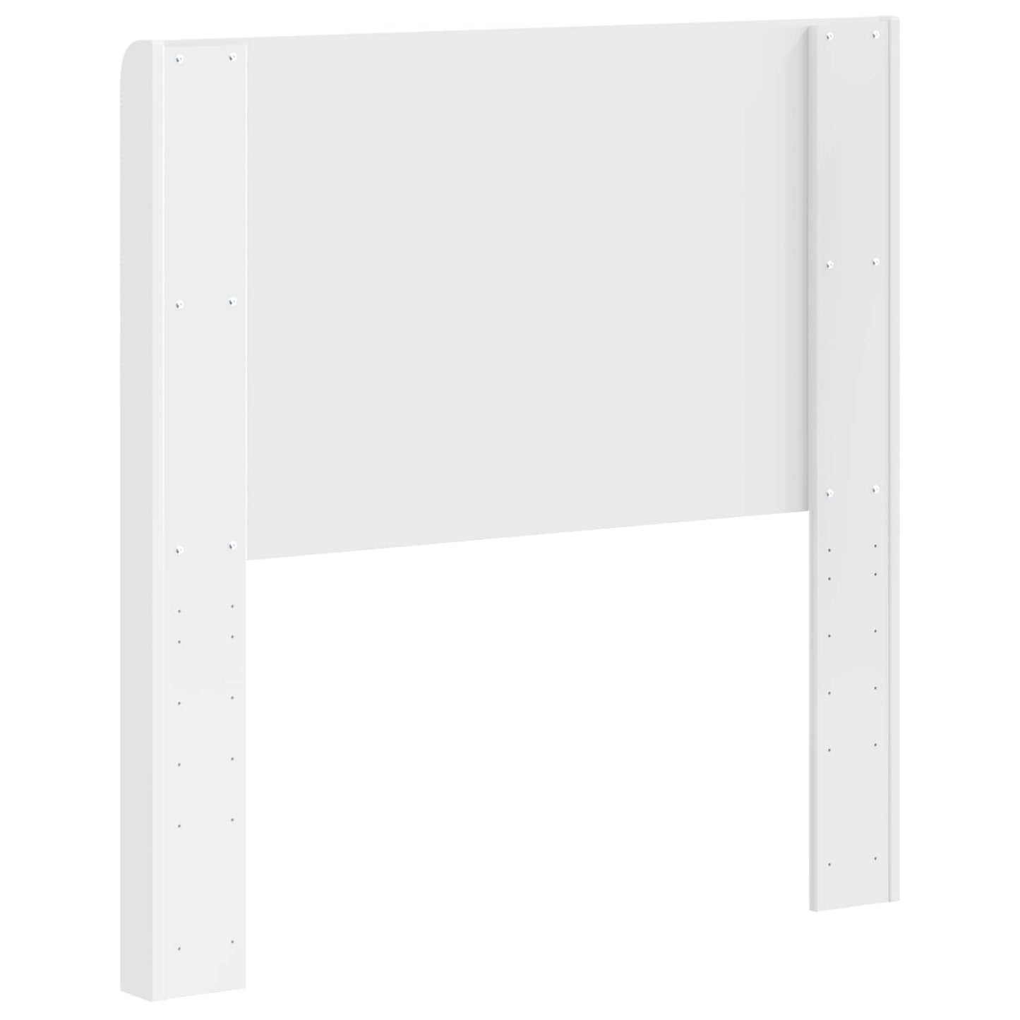 Headboard High Gloss White Engineered Wood