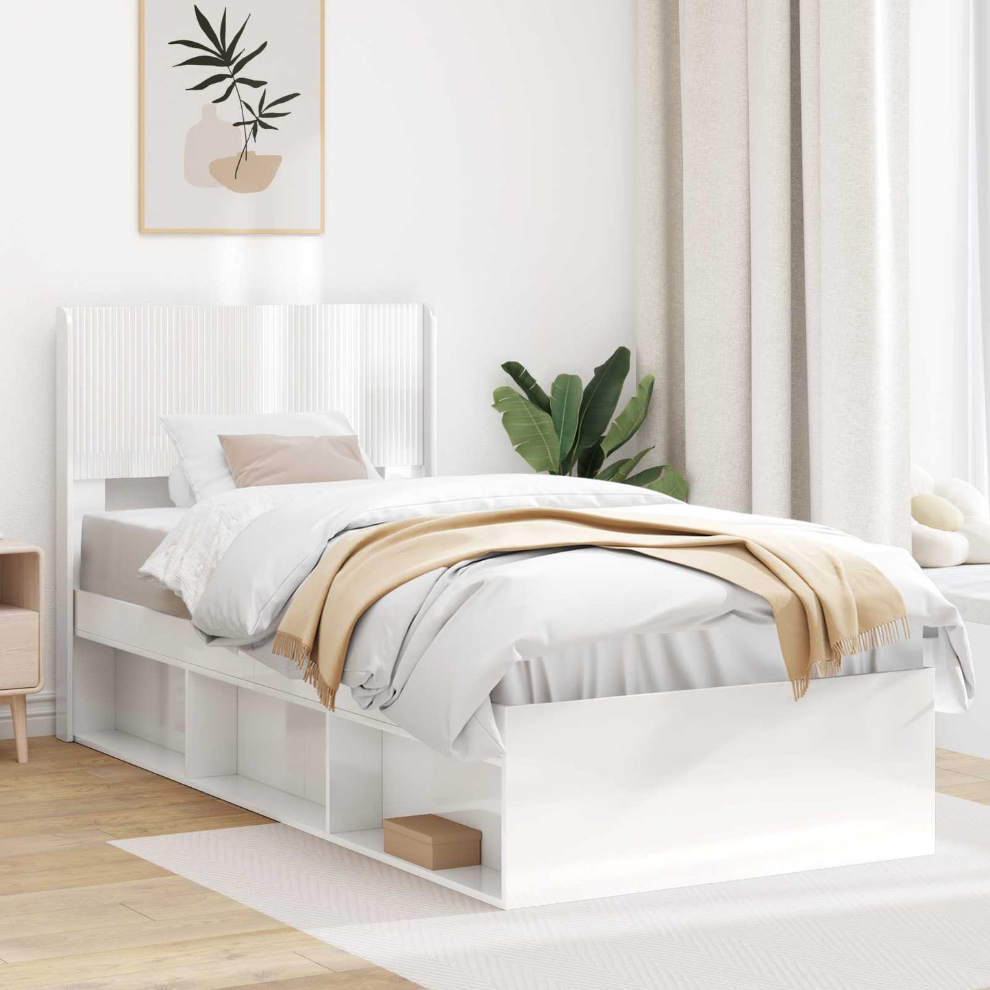 Headboard High Gloss White PB