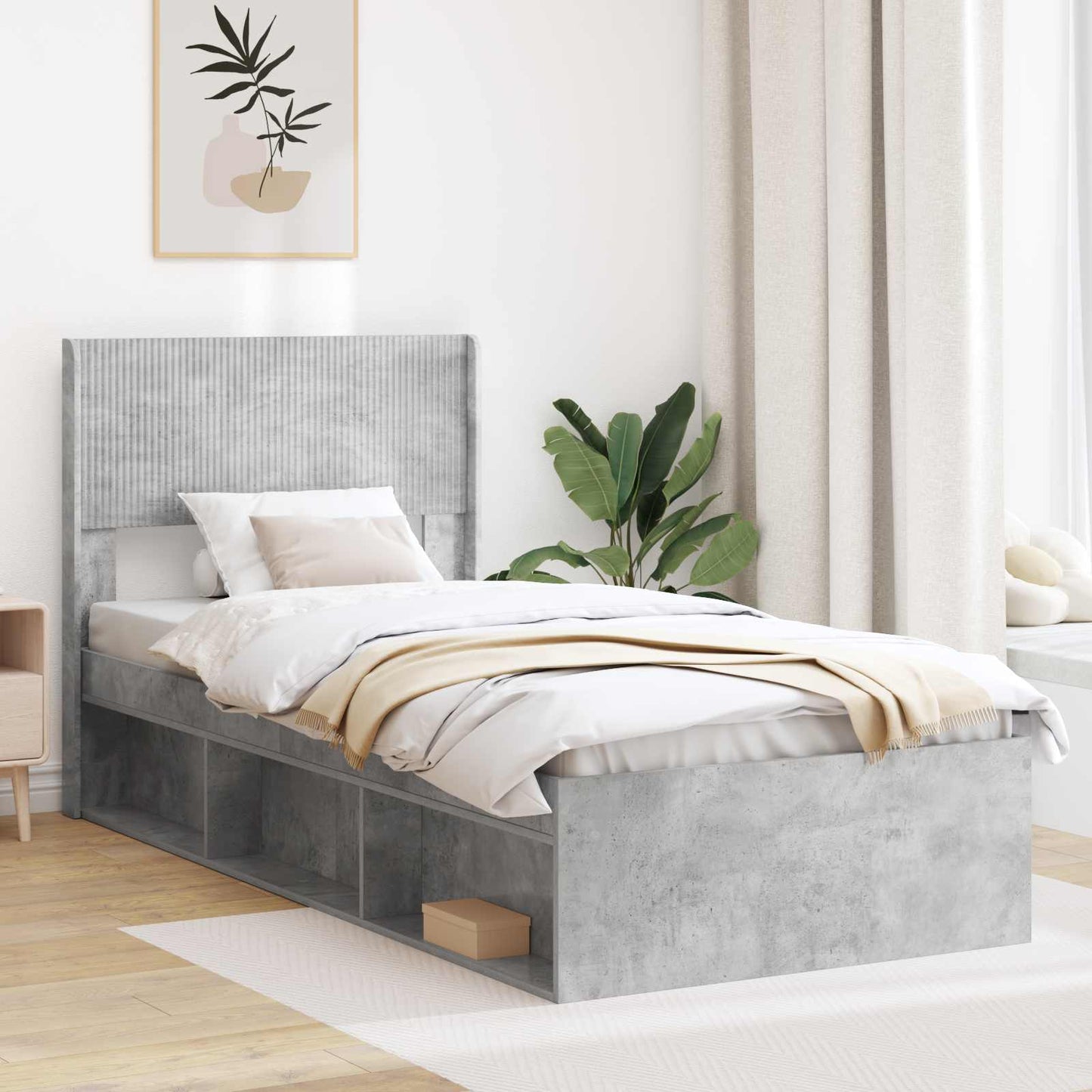 Headboard Concrete Grey PB