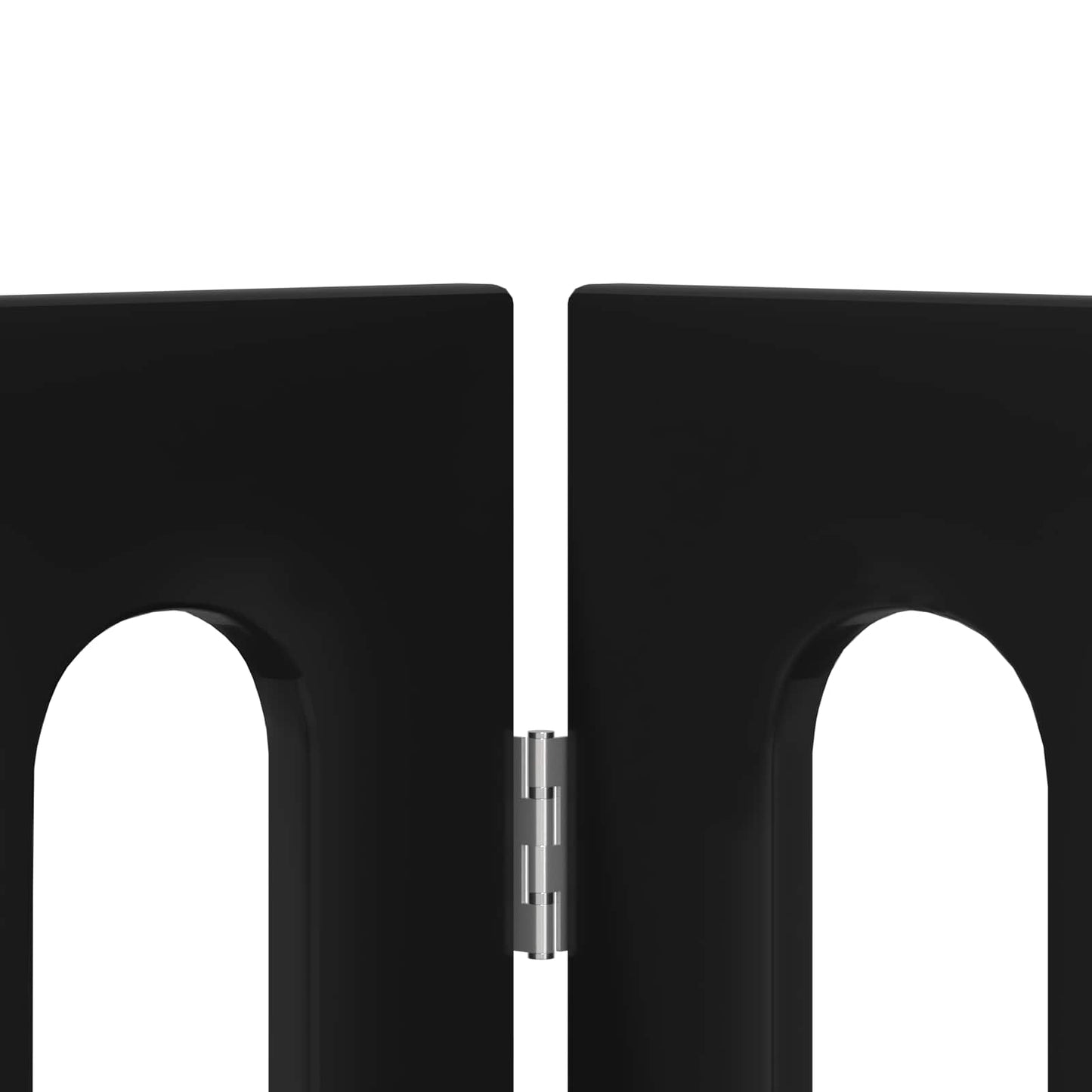 Folding Pet Fence 2 pcs Black Oak 100.5 x 38 x 70 cm