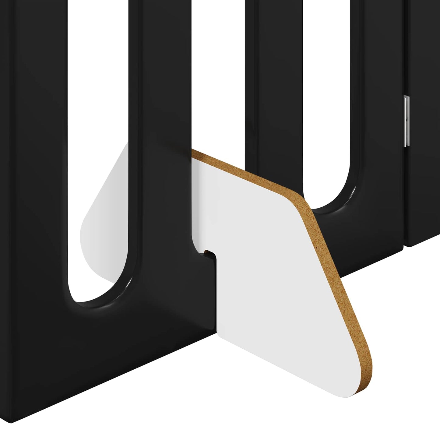 Folding Pet Fence 2 pcs Black Oak 100.5 x 38 x 70 cm
