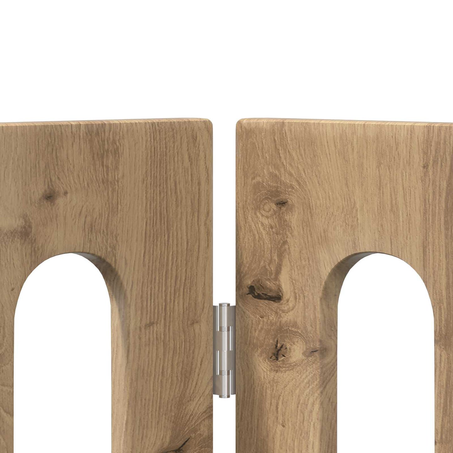 Folding Pet Fence 4 pcs Artisan Oak 201 x 38 x 70 cm
