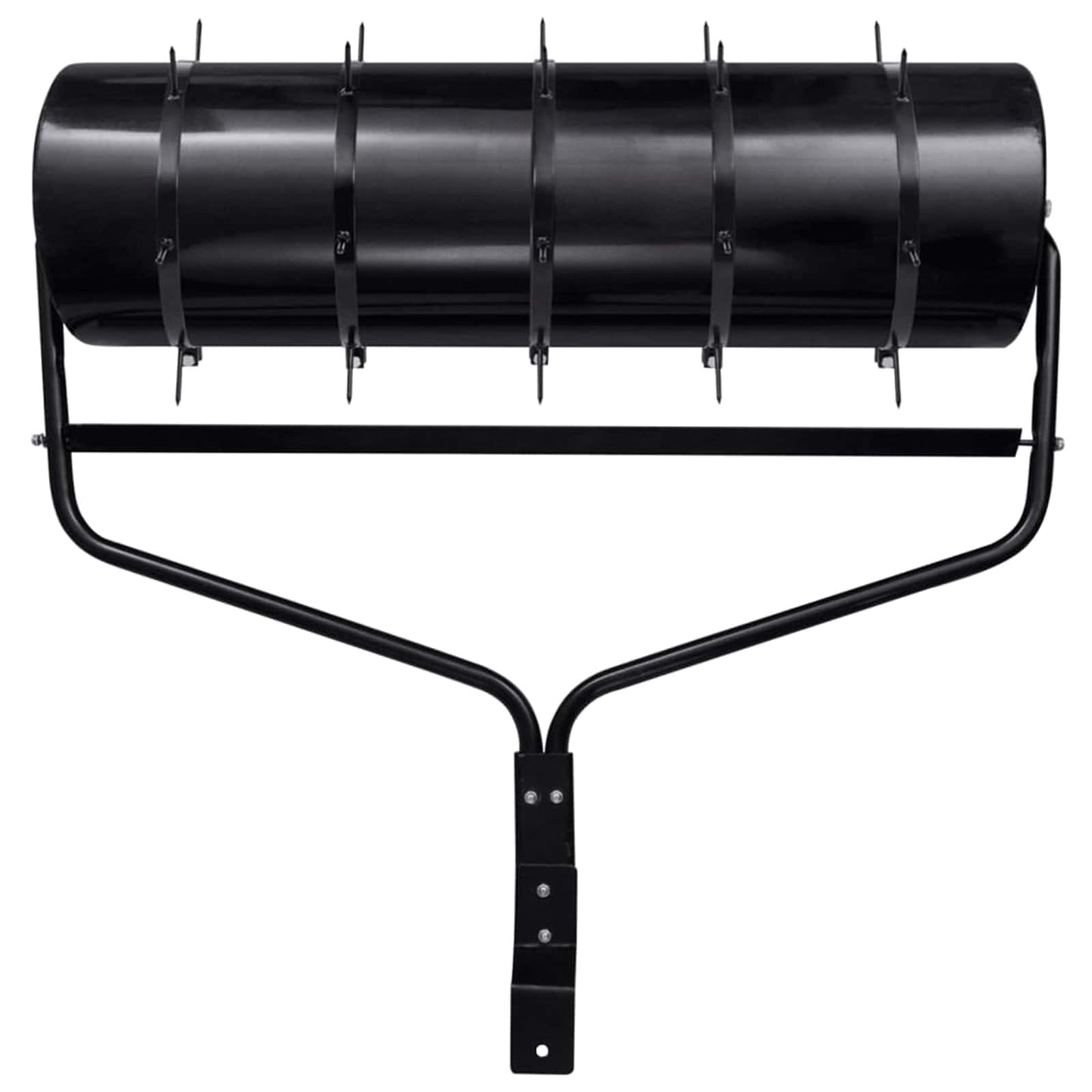Garden Lawn Roller Pull with Aerator Clamps Ø 30 x 90 cm Steel