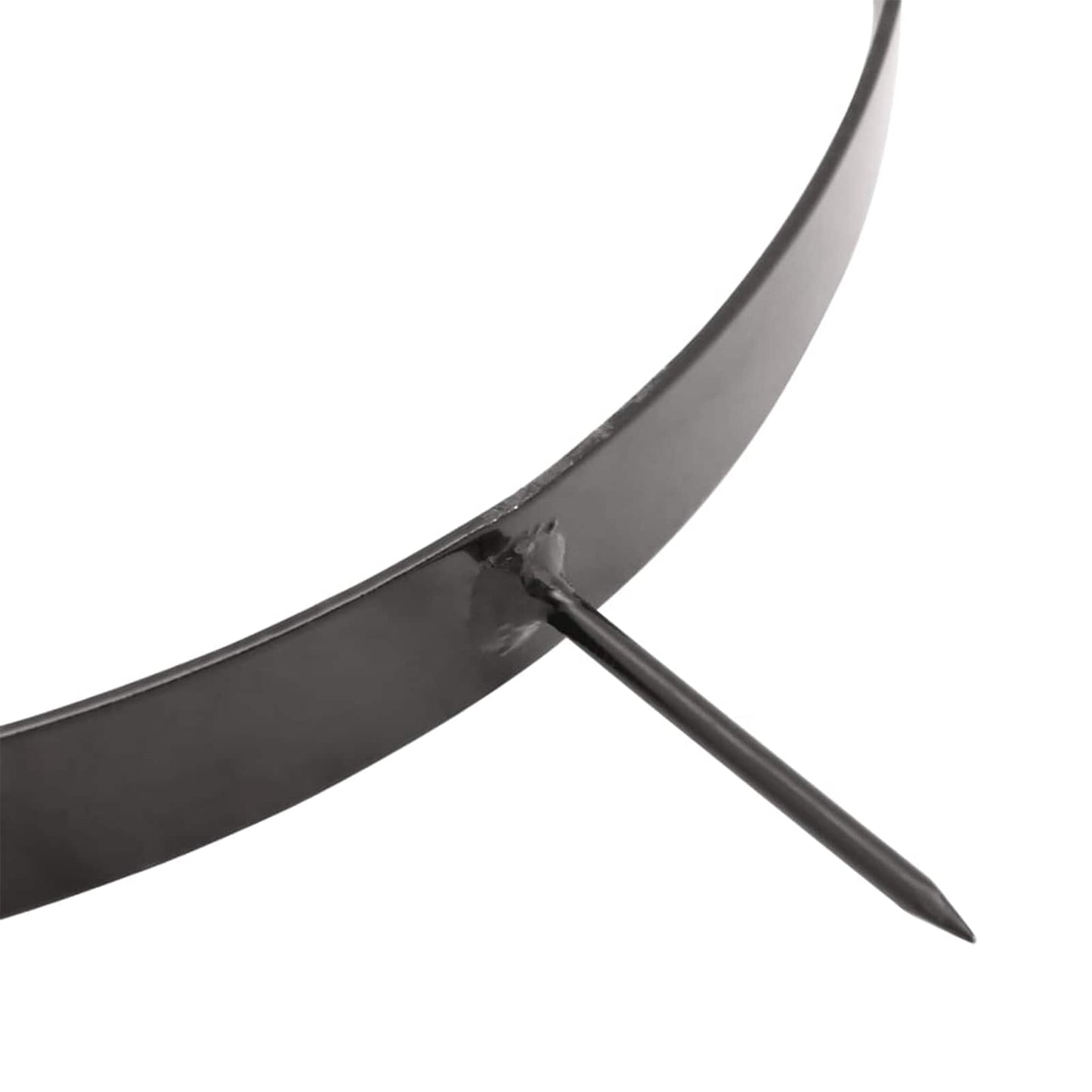 Garden Lawn Roller Pull with Aerator Clamps Ø 30 x 90 cm Steel