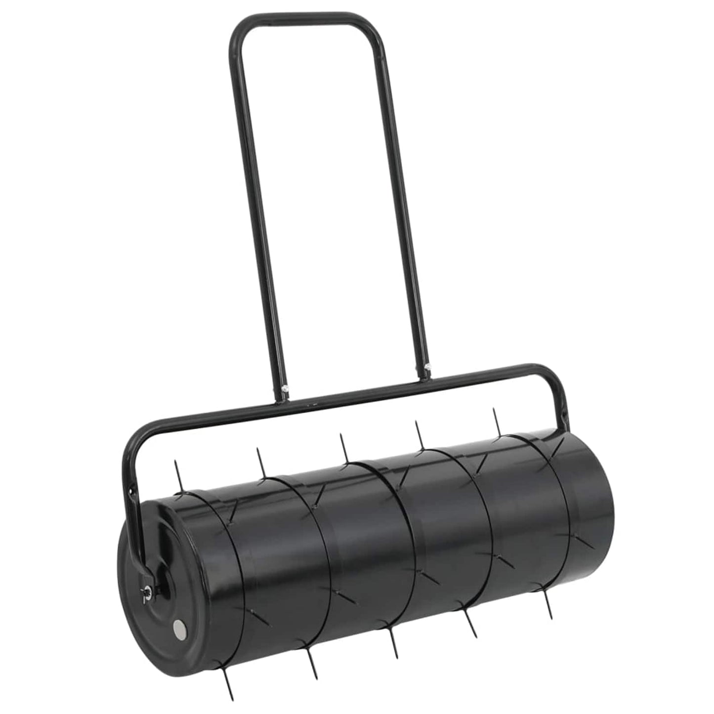 Garden Lawn Roller Pull with Aerator Clamps Ø 30 x 90 cm Steel
