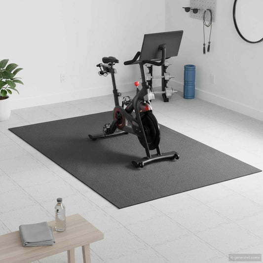 Sport Protection Mat Black 183 x 122 x 0.6 cm High-density PVC