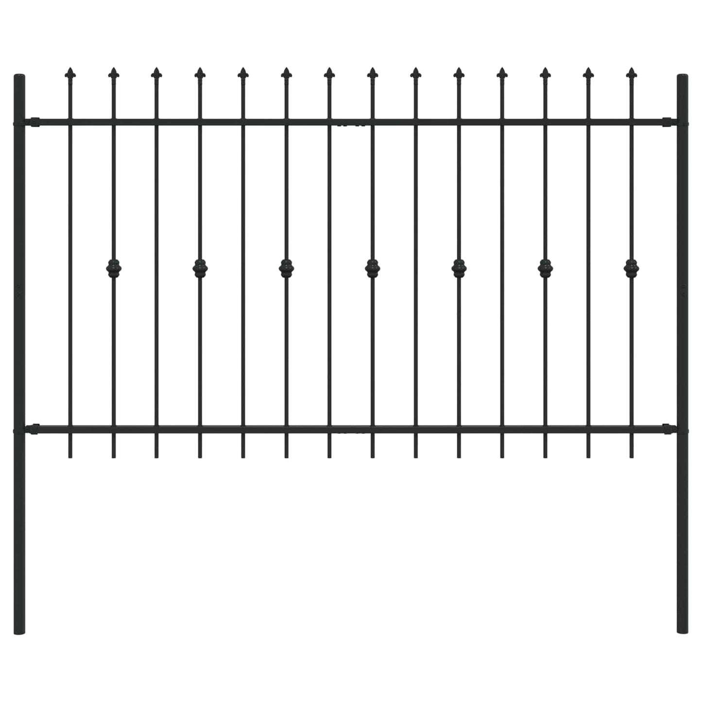 Spike Fence Asten Black