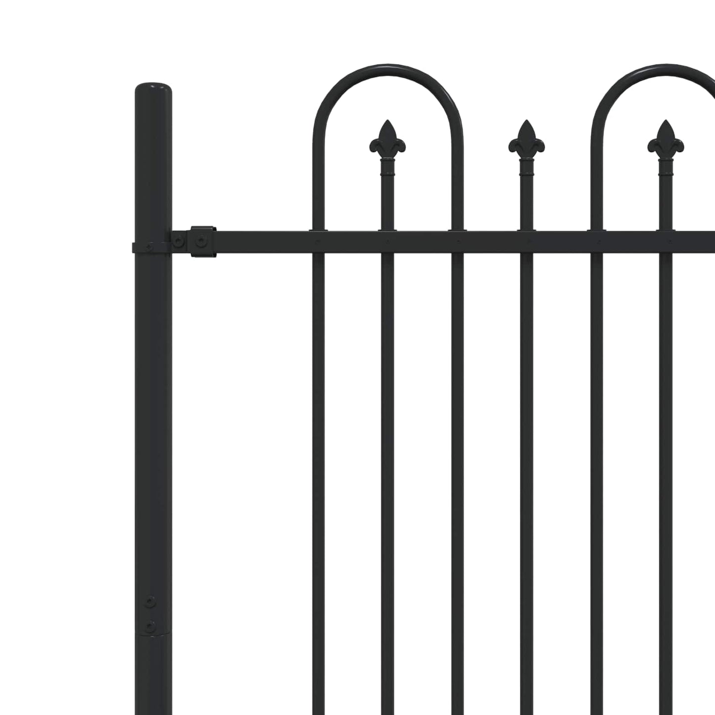 Spike Arch Fence DRONTEN Black