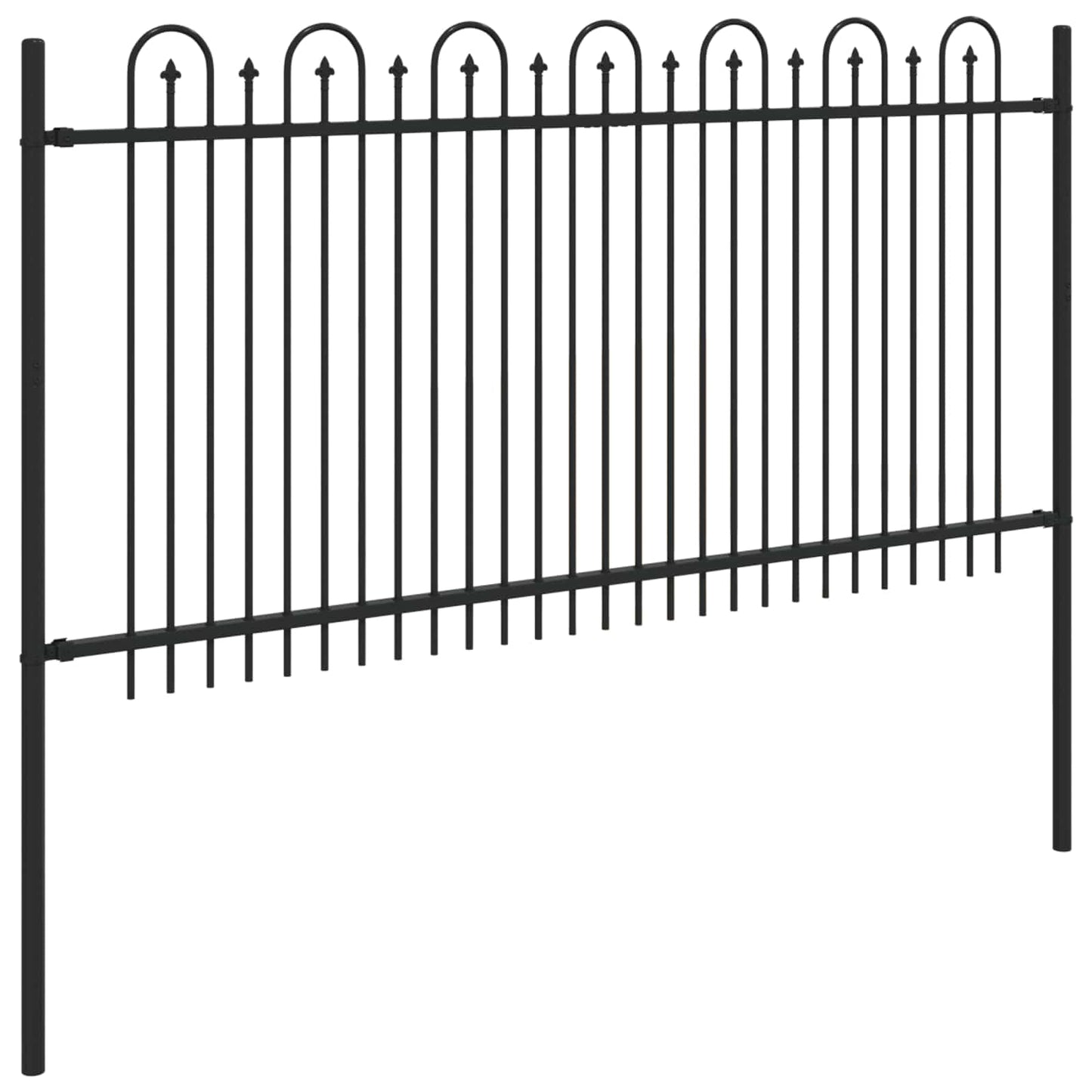 Spike Arch Fence DRONTEN Black