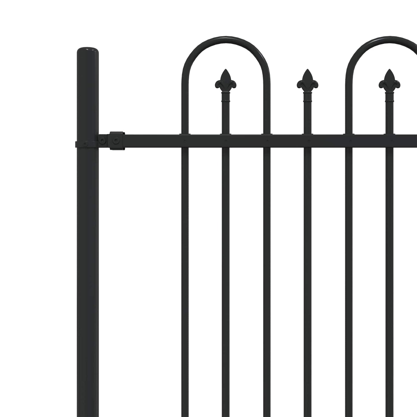 Spike Arch Fence DRONTEN Black
