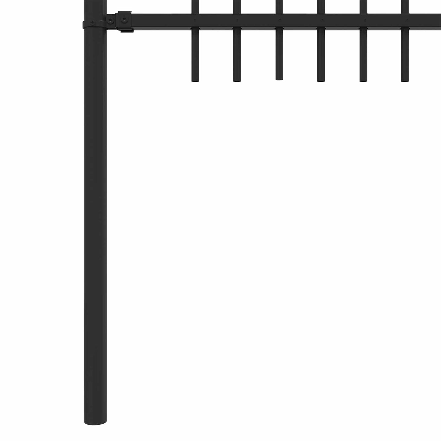 Spike Arch Fence DRONTEN Black