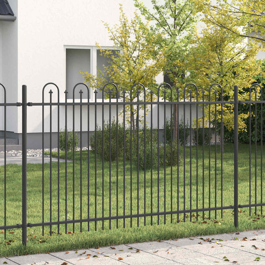 Spike Arch Fence DRONTEN Black