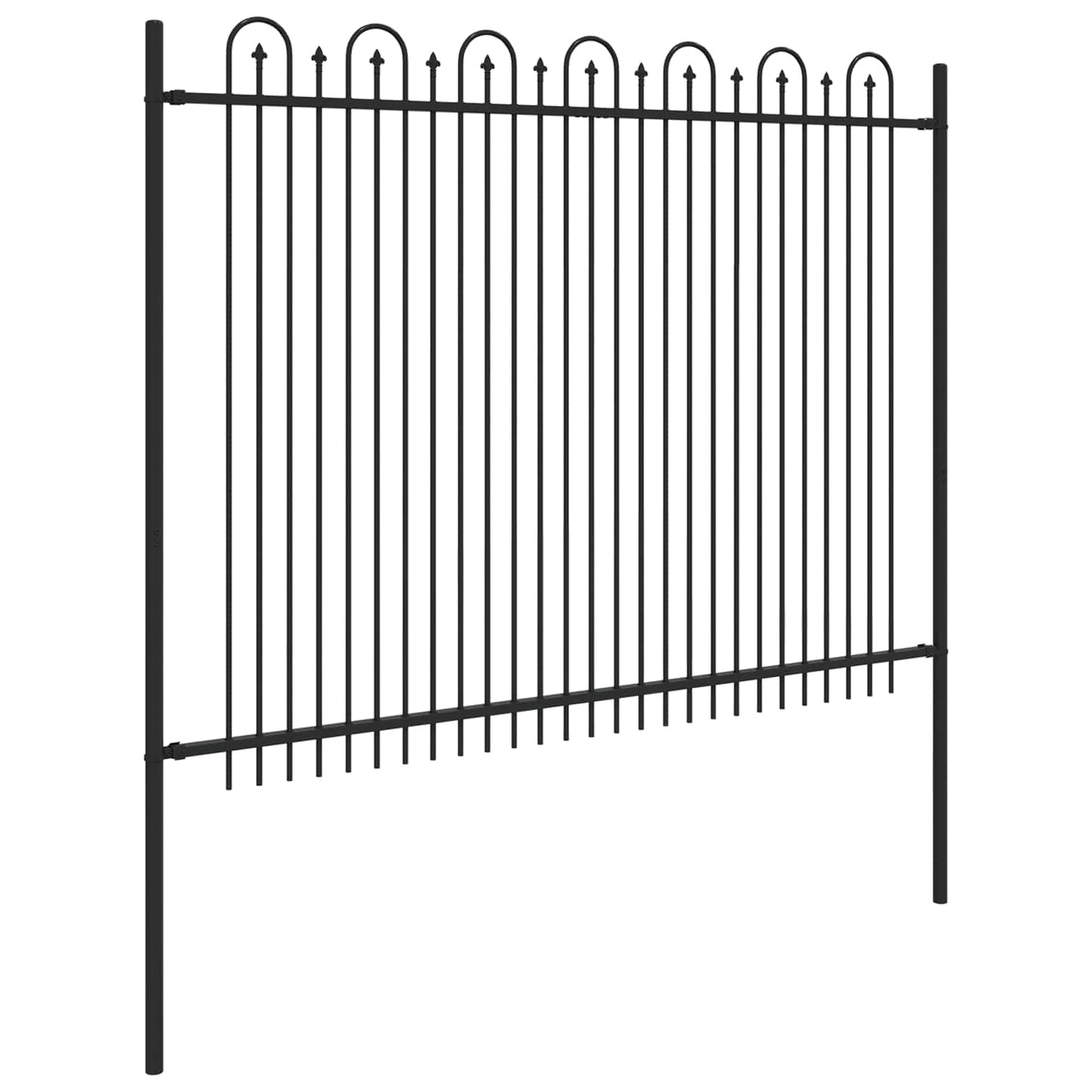 Spike Arch Fence DRONTEN Black