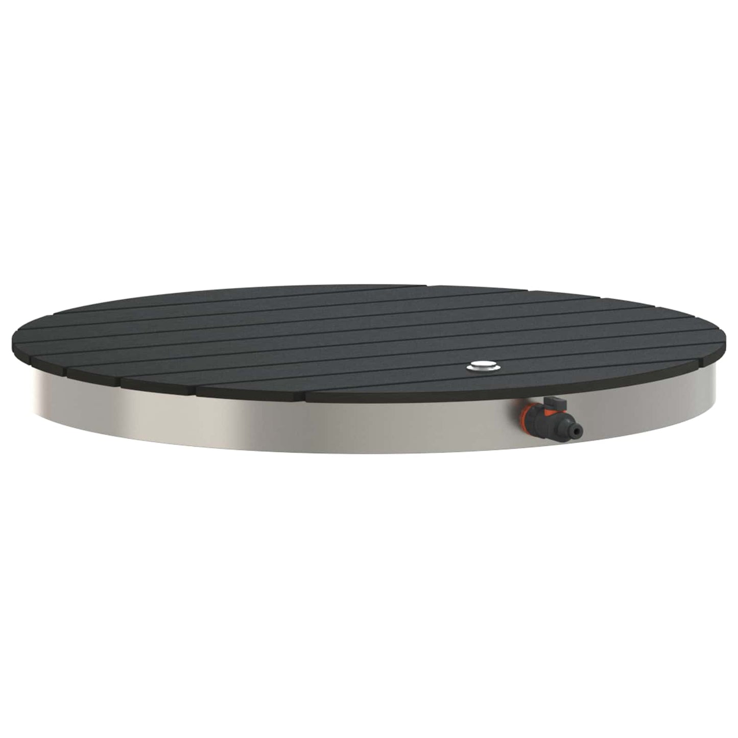 Garden Floor Shower WPC and Stainless Steel 201 Anthracite