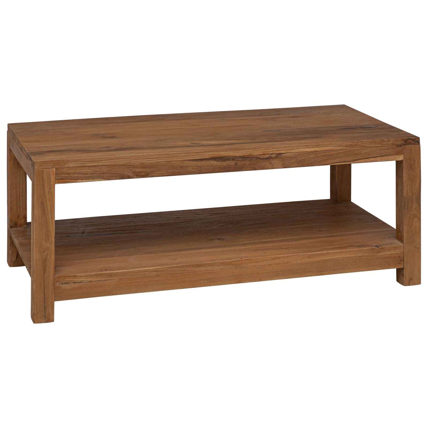 Coffee Table Natural 100 x 50 x 40 cm Solid Teak Wood