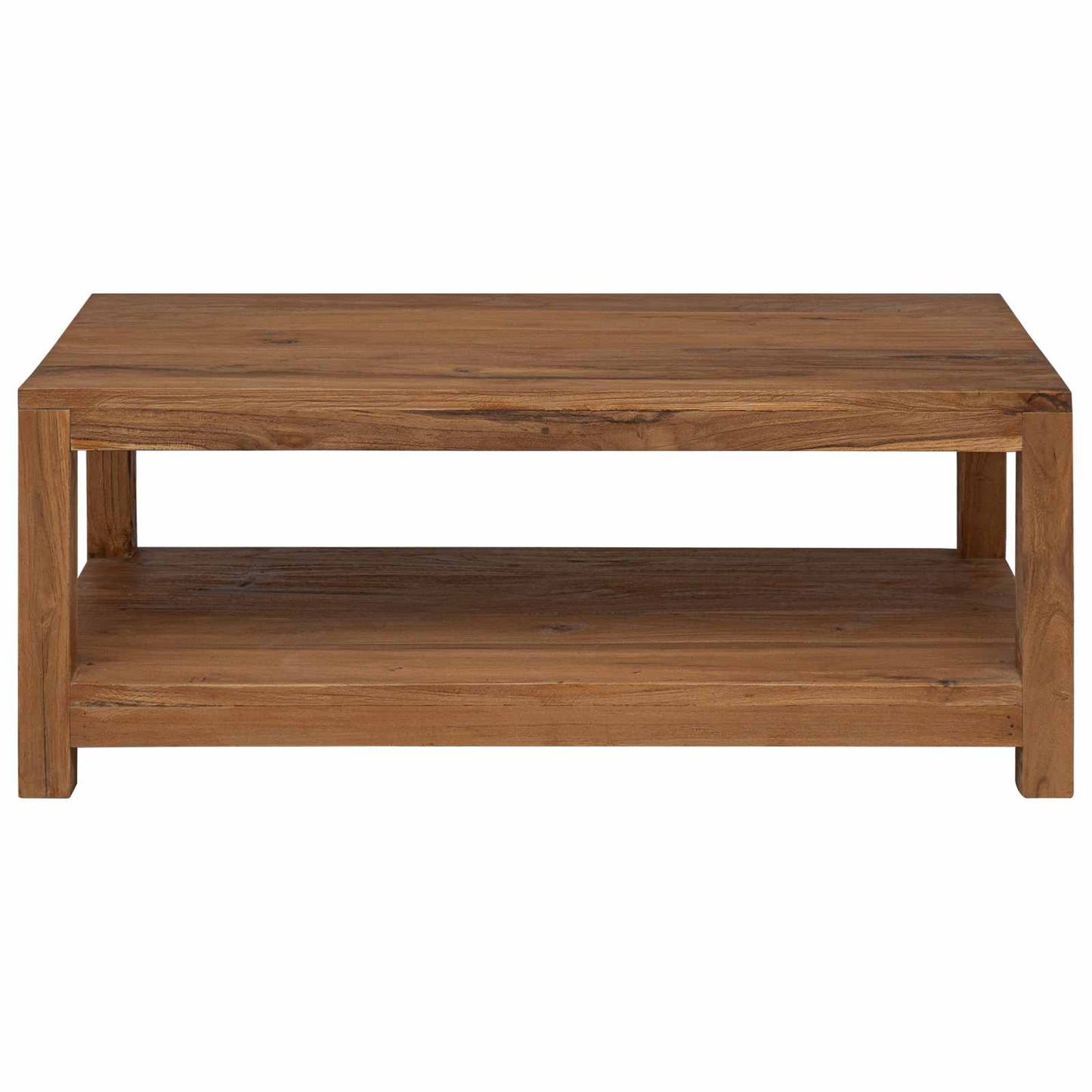 Coffee Table Natural 100 x 50 x 40 cm Solid Teak Wood