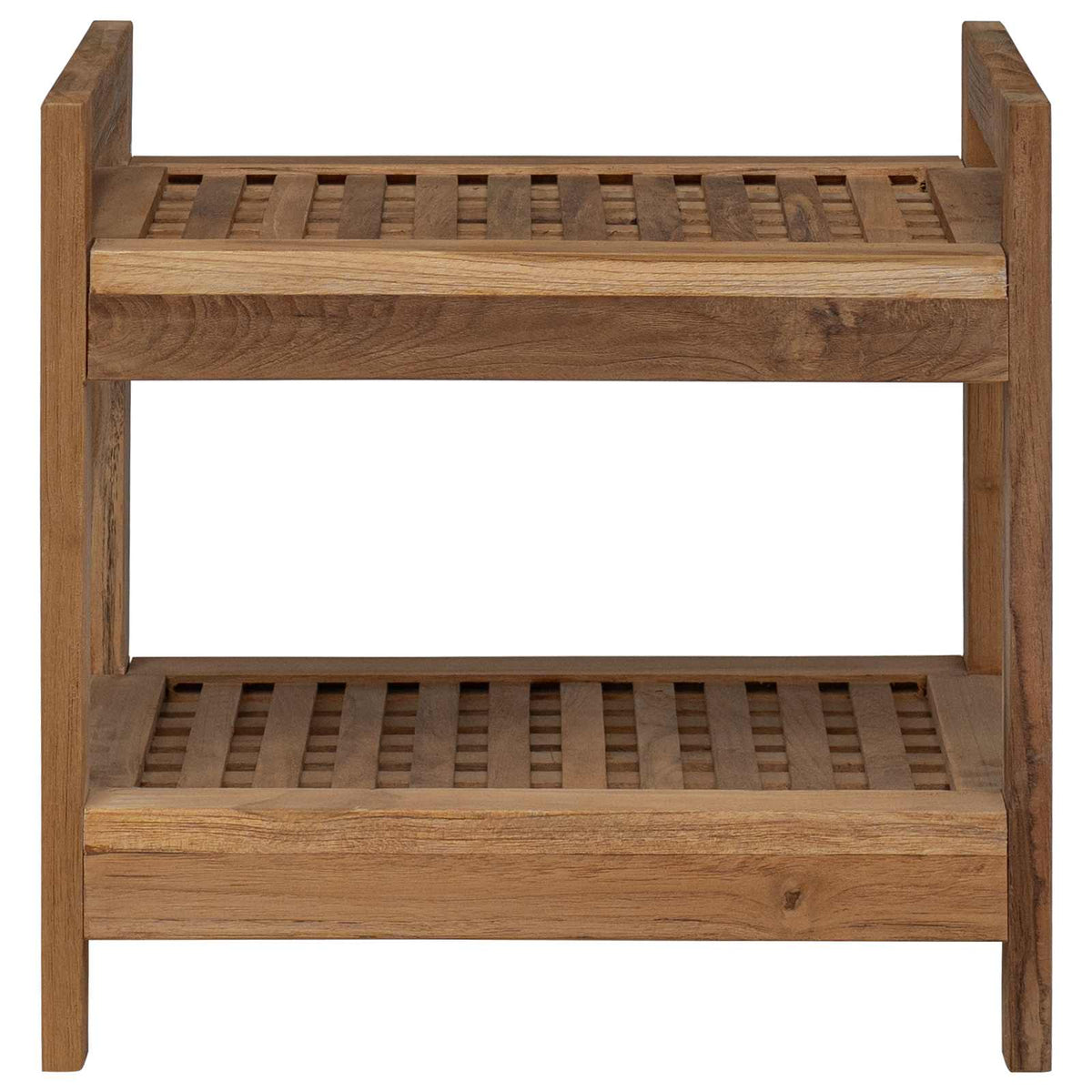 Bathroom Shelf Natural 45 x 30 x 45 cm Solid Teak Wood