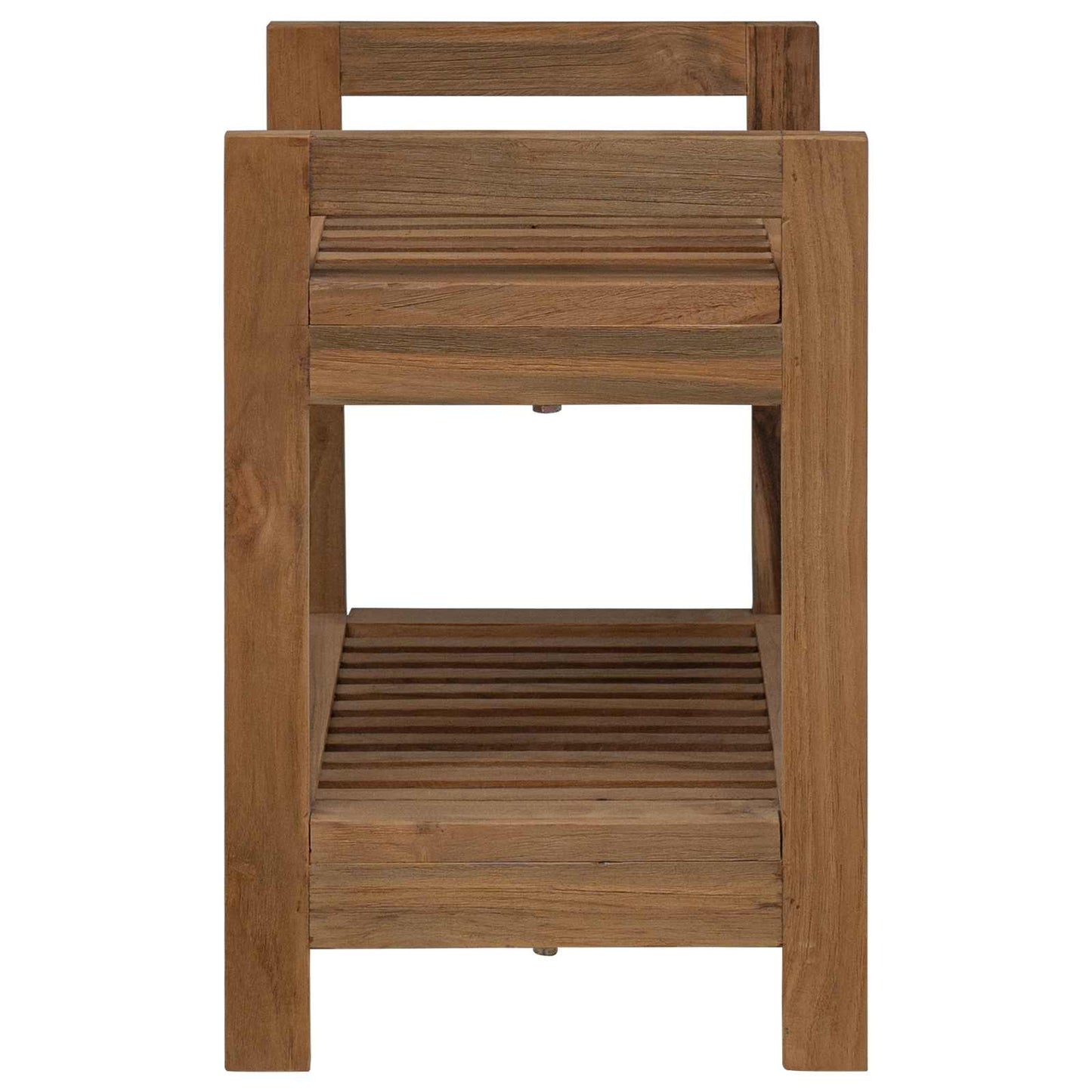 Bathroom Shelf Natural 45 x 30 x 45 cm Solid Teak Wood