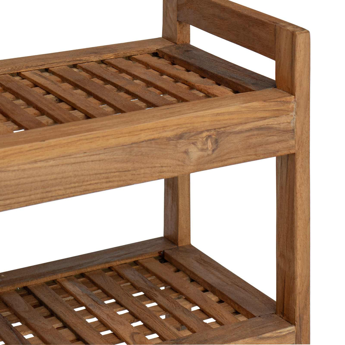 Bathroom Shelf Natural 45 x 30 x 71 cm Solid Teak Wood