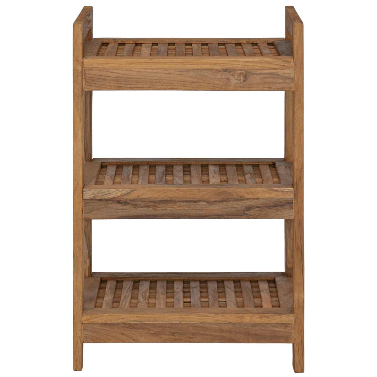 Bathroom Shelf Natural 45 x 30 x 71 cm Solid Teak Wood