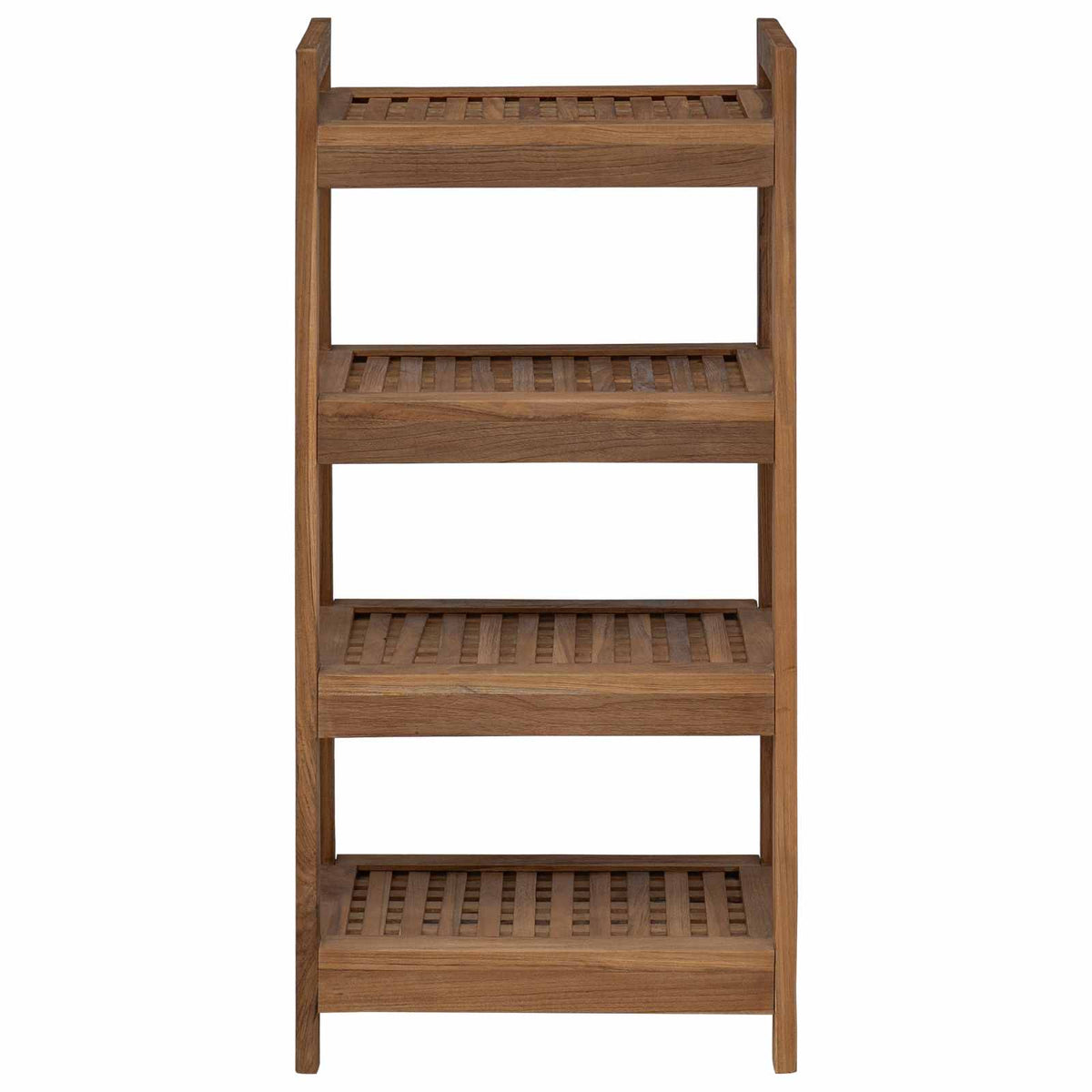 Bathroom Shelf Natural 45 x 30 x 97 cm Solid Teak Wood