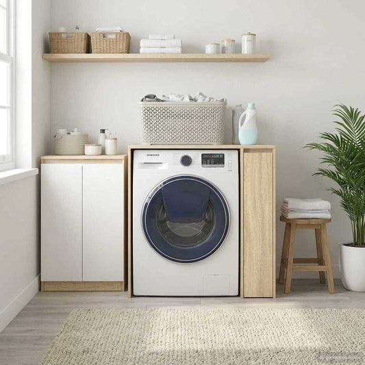 Wash Machine Cabinet Sonoma 87 x 60 x 89 cm Engineered wood